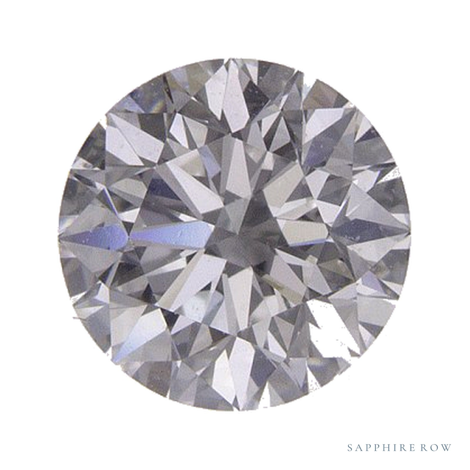 1.02 ct Round Natural Diamond – F SI2 – Faceted Cut – GIA Certified — Sapphire Row · cut4