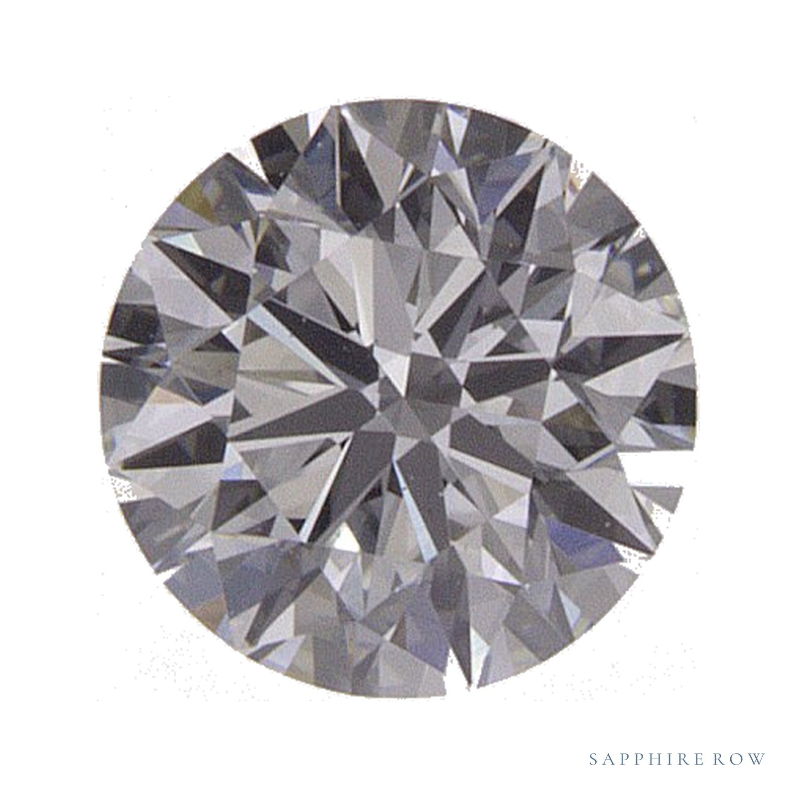 0.49 ct Round Natural Diamond – I VS1 – Faceted Cut – GIA Certified — Sapphire Row · cut4