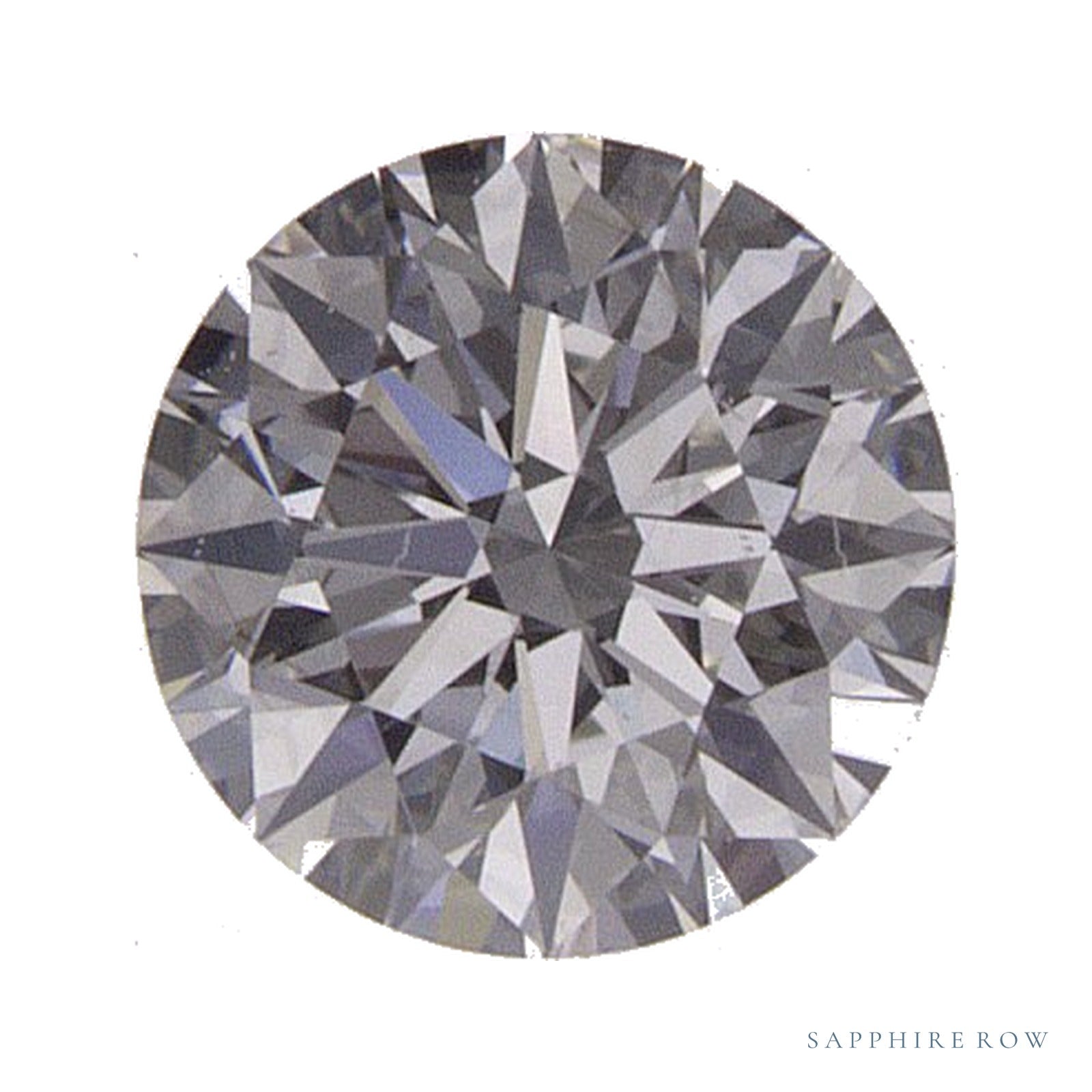 0.46 ct Round Natural Diamond – I VS1 – Faceted Cut – GIA Certified — Sapphire Row · cut4