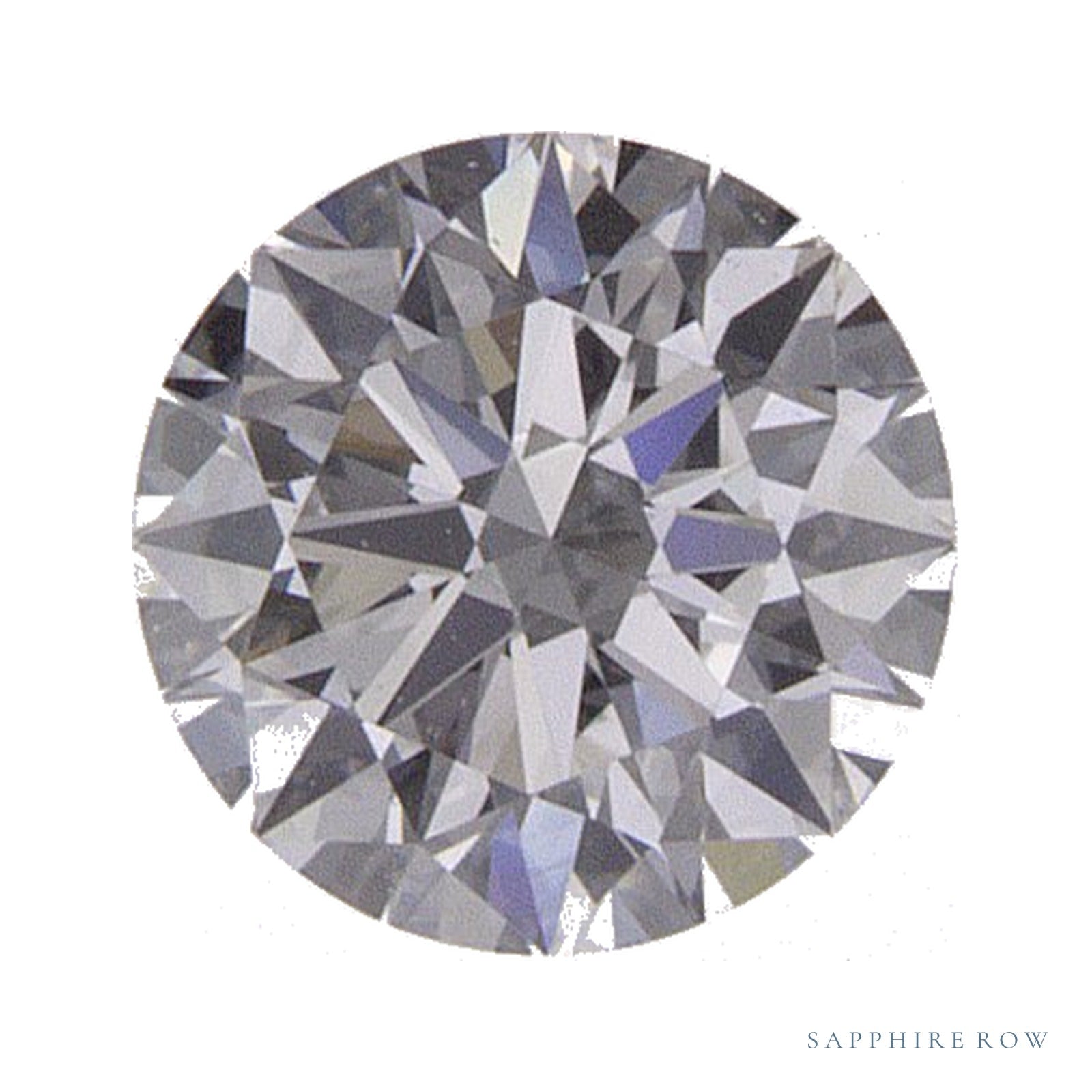 0.42 ct Round Natural Diamond – G SI1 – Faceted Cut – GIA Certified — Sapphire Row · cut4