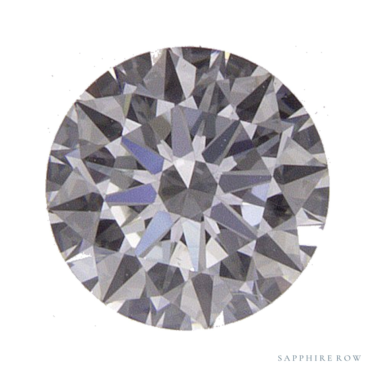 0.44 ct Round Natural Diamond – I SI1 – Faceted Cut – GIA Certified — Sapphire Row · cut4