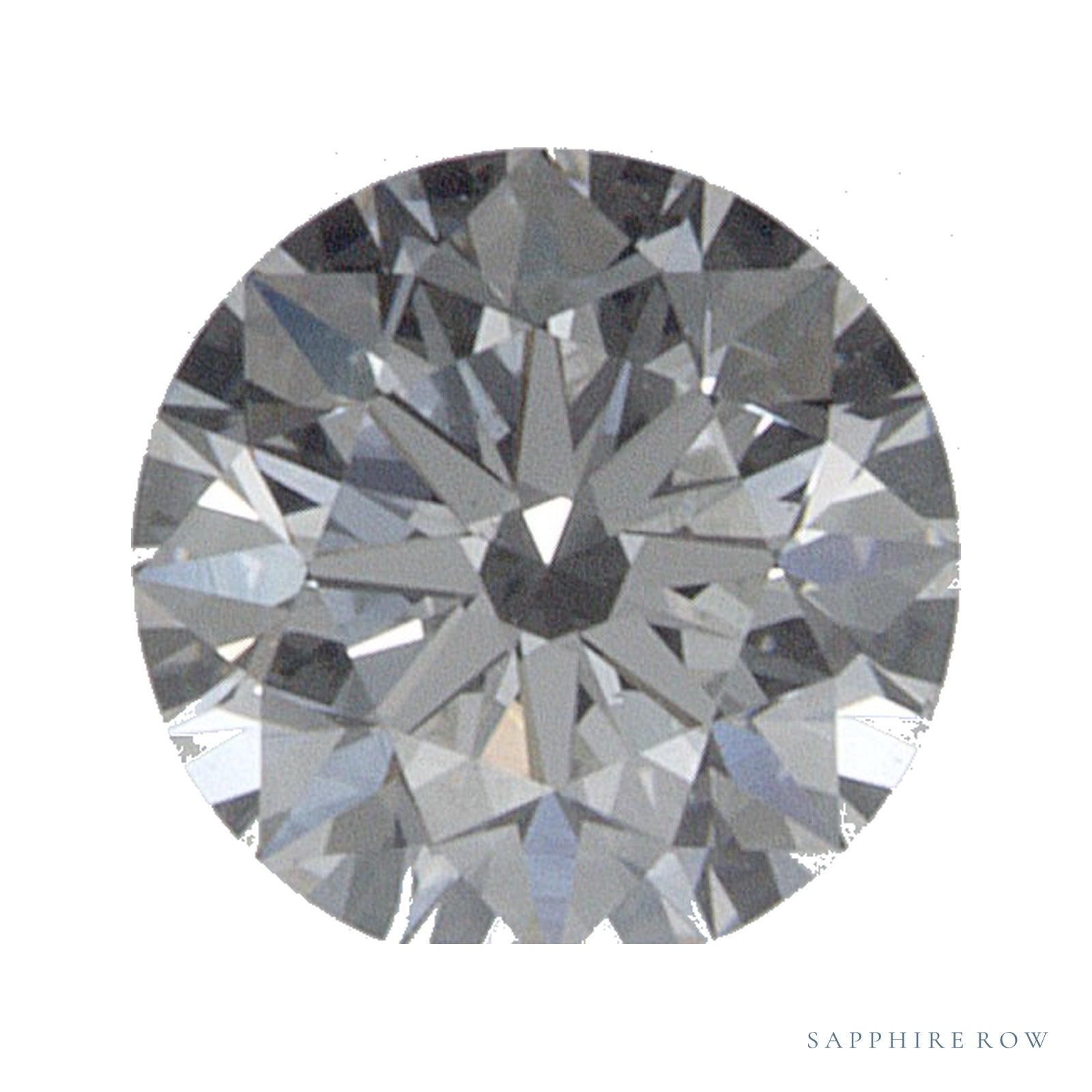 0.34 ct Round Natural Diamond – G VS2 – Faceted Cut – GIA Certified — Sapphire Row · cut4