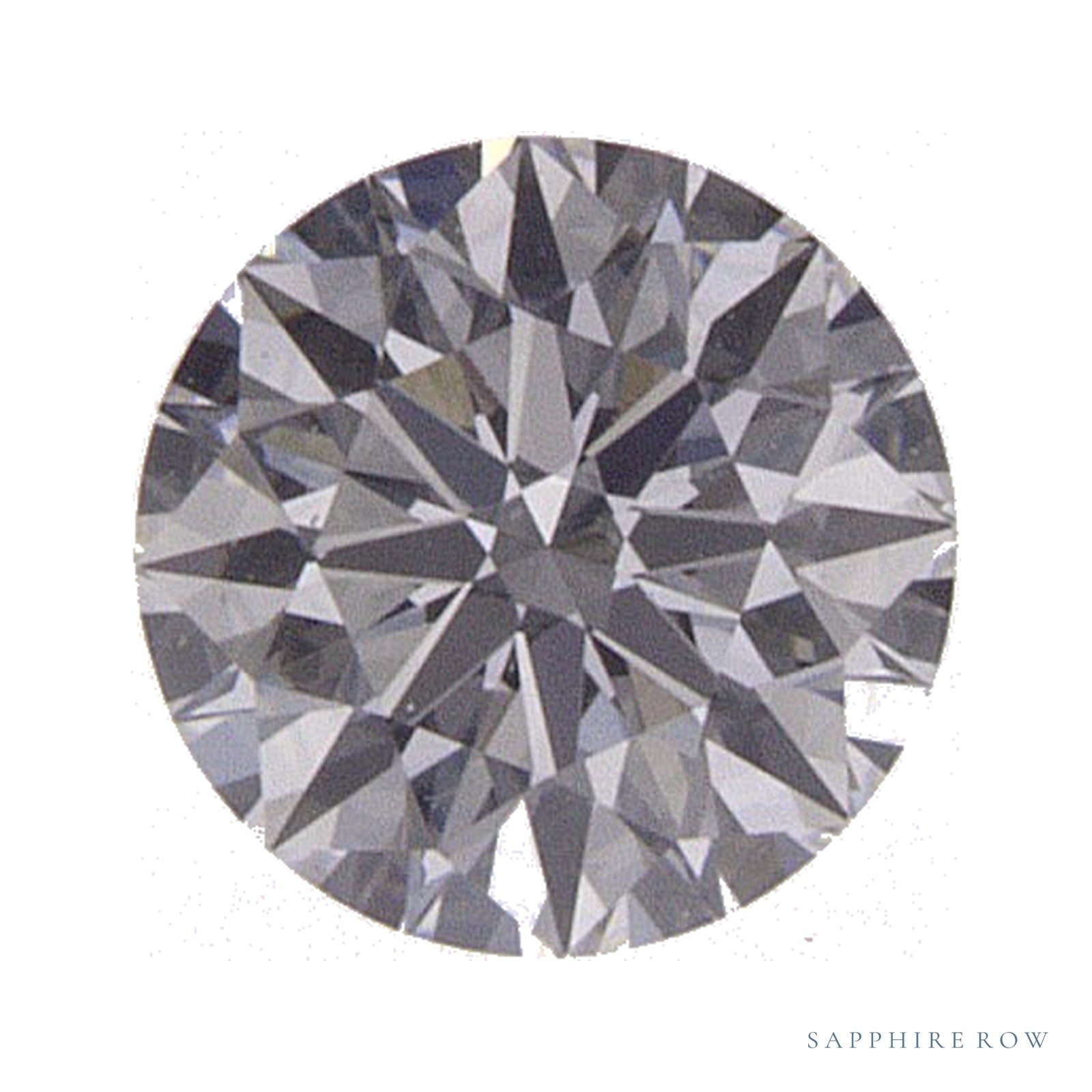 0.32 ct Round Natural Diamond – F VS2 – Faceted Cut – GIA Certified — Sapphire Row · cut4