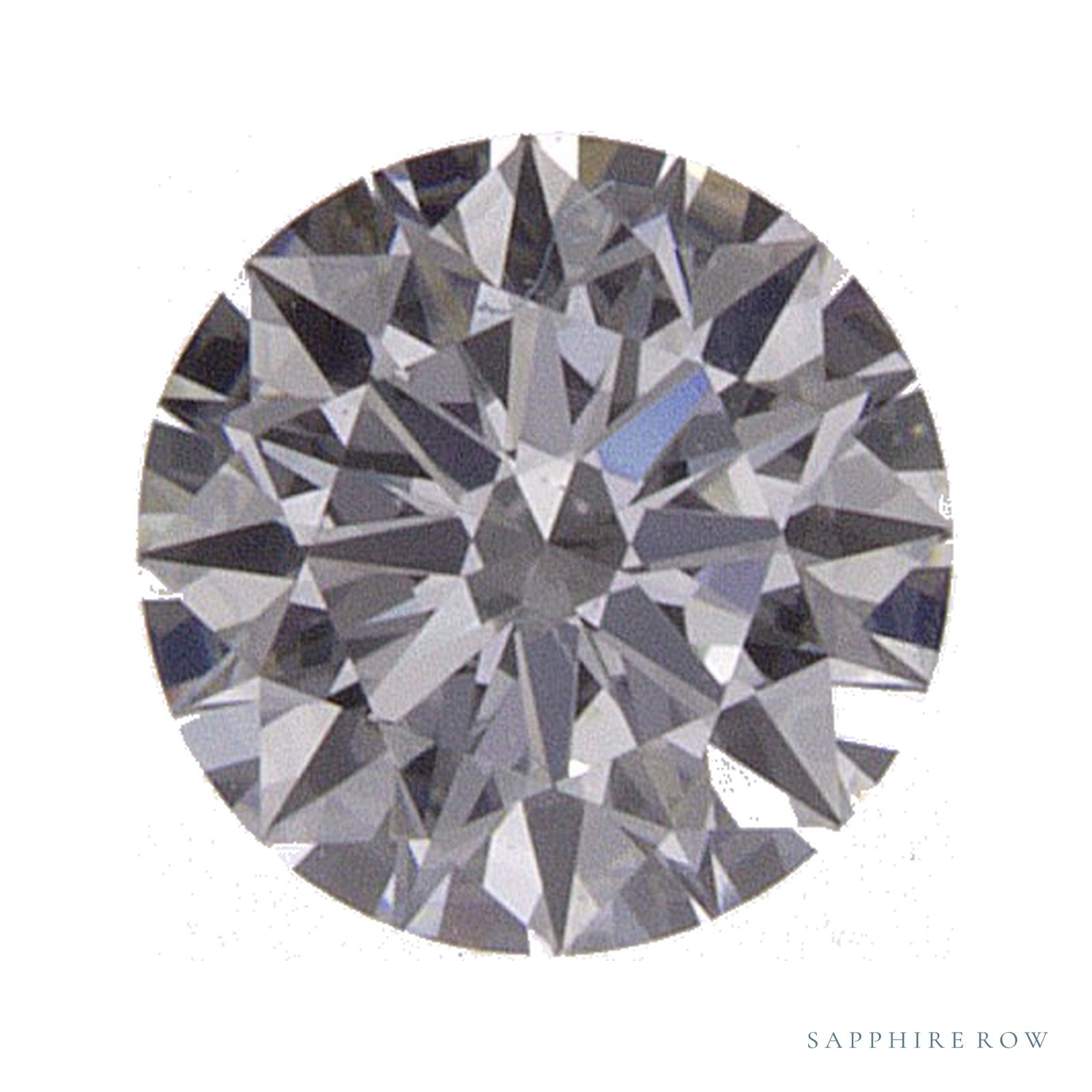 0.32 ct Round Natural Diamond – H VS2 – Faceted Cut – GIA Certified — Sapphire Row · cut4