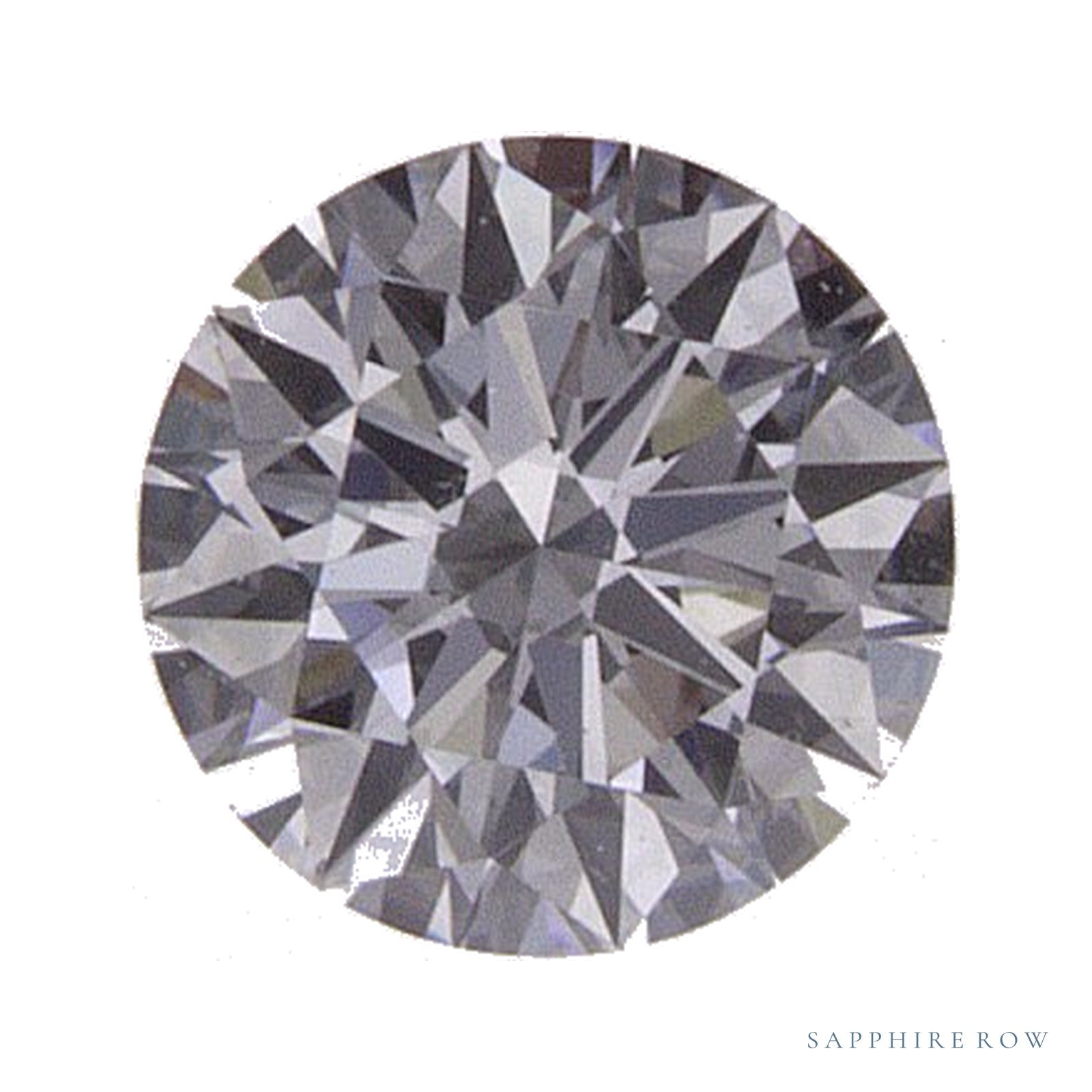 0.32 ct Round Natural Diamond – D VS2 – Faceted Cut – GIA Certified — Sapphire Row · cut4