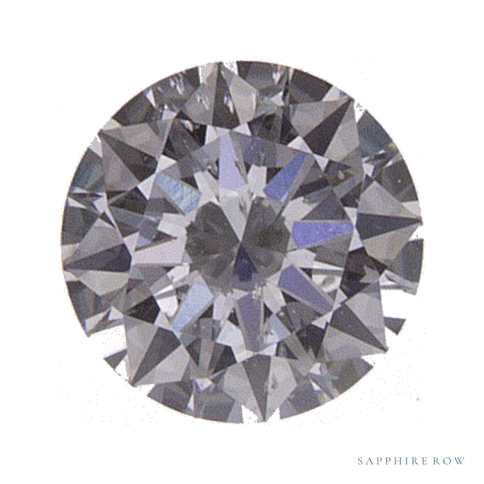 0.31 ct Round Natural Diamond – G SI2 – Faceted Cut – GIA Certified — Sapphire Row · cut4