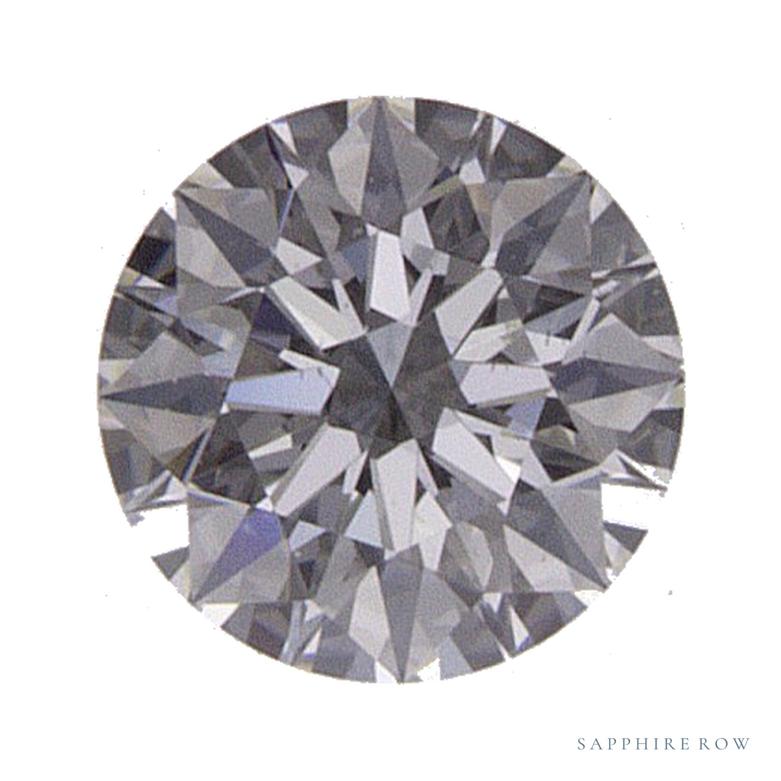 0.31 ct Round Natural Diamond – H VS2 – Faceted Cut – GIA Certified — Sapphire Row · cut4