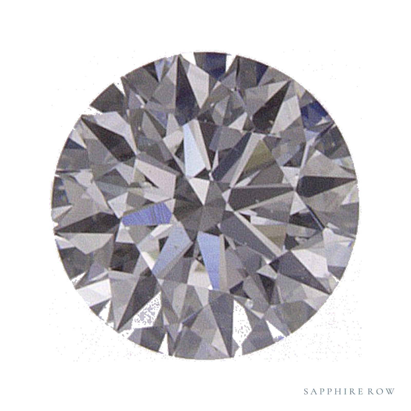 0.31 ct Round Natural Diamond – H SI1 – Faceted Cut – GIA Certified — Sapphire Row · cut4