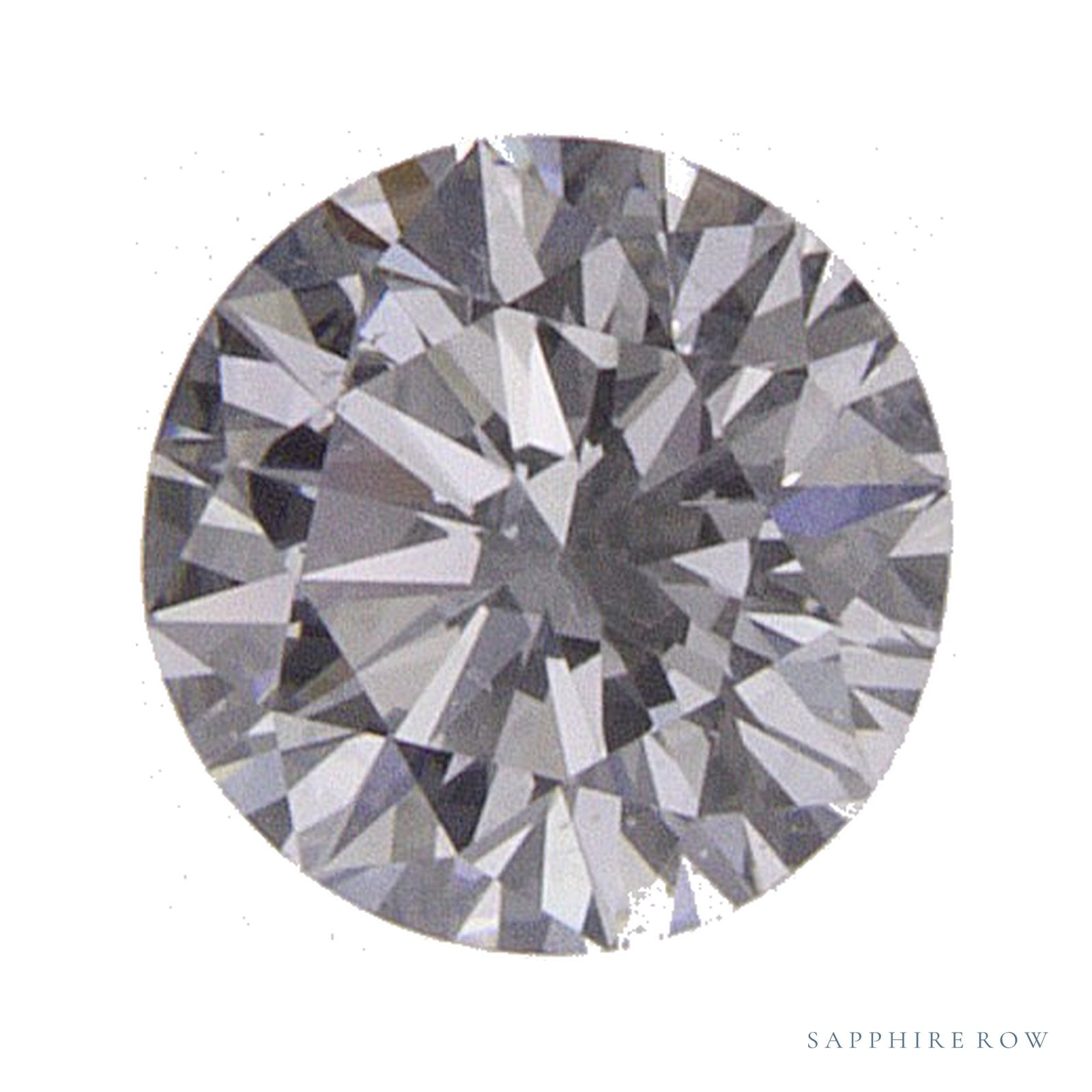 0.30 ct Round Natural Diamond – H SI1 – Faceted Cut – GIA Certified — Sapphire Row · cut4