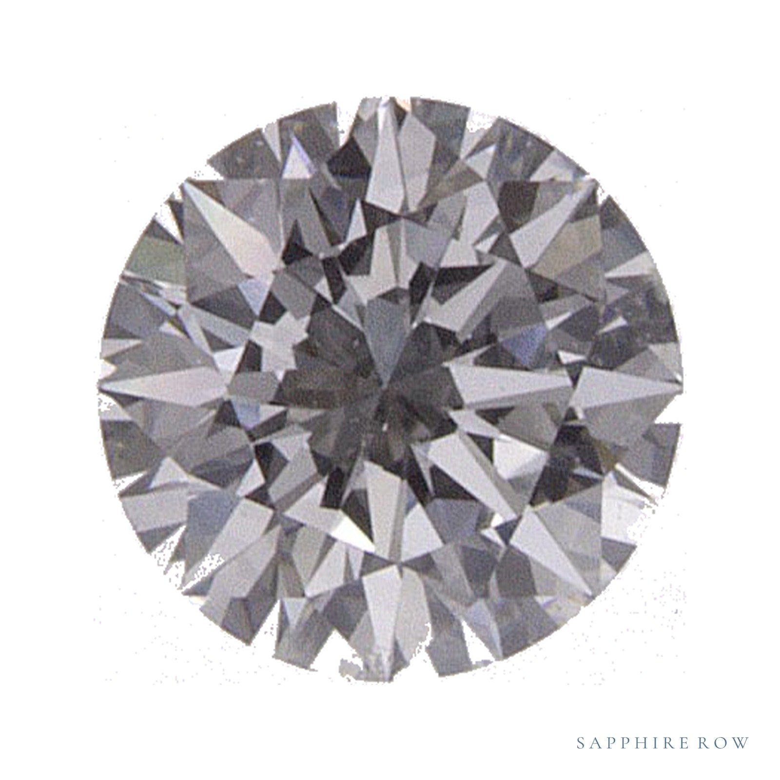 0.30 ct Round Natural Diamond – G SI2 – Faceted Cut – GIA Certified — Sapphire Row · cut4