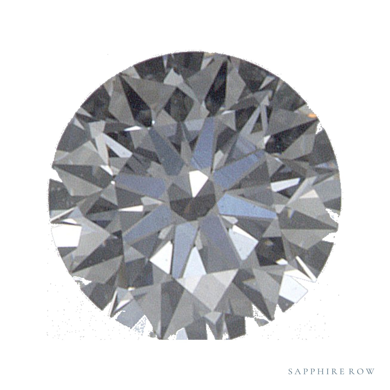 0.30 ct Round Natural Diamond – F SI1 – Faceted Cut – GIA Certified — Sapphire Row · cut4