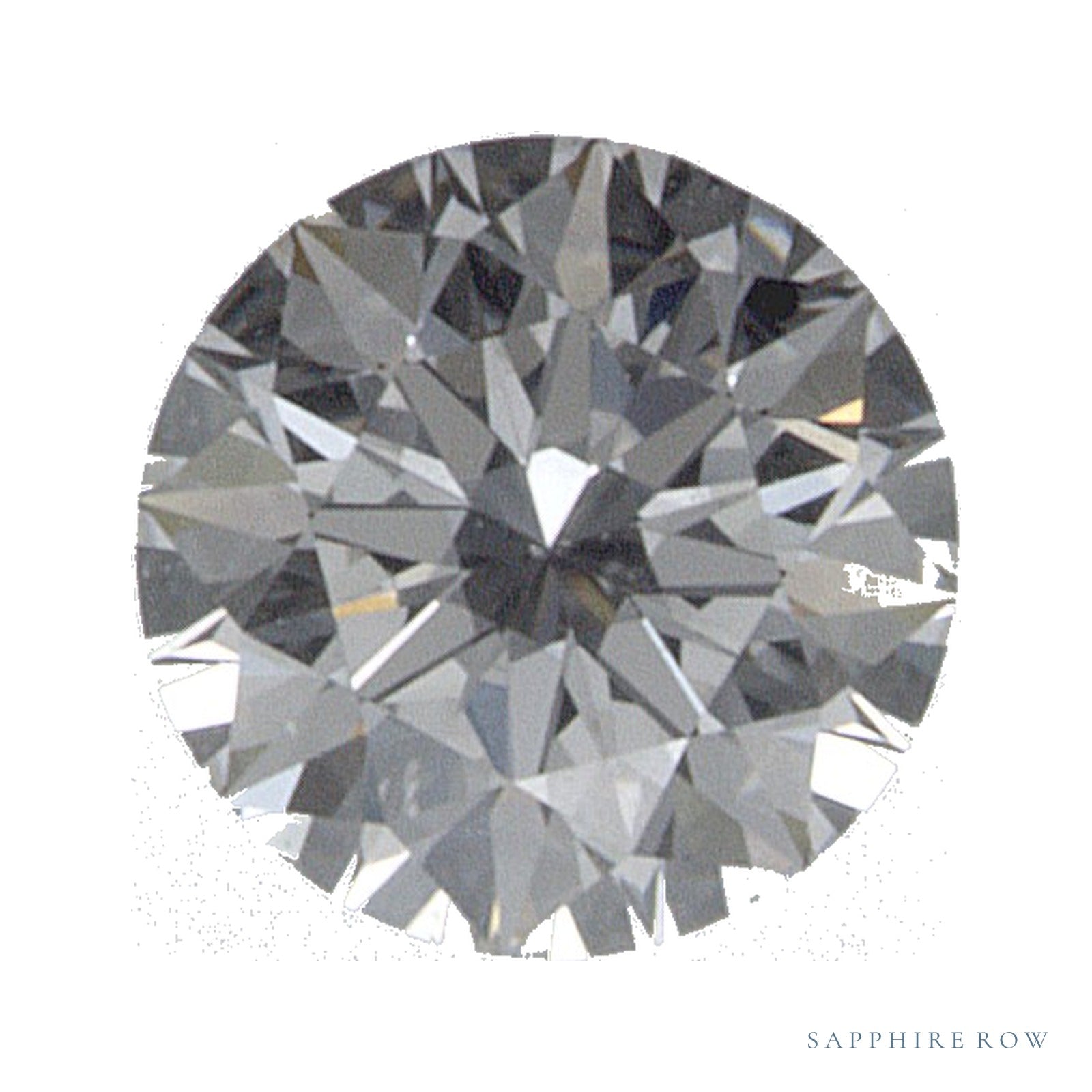 0.30 ct Round Natural Diamond – F SI1 – Faceted Cut – GIA Certified — Sapphire Row · cut4