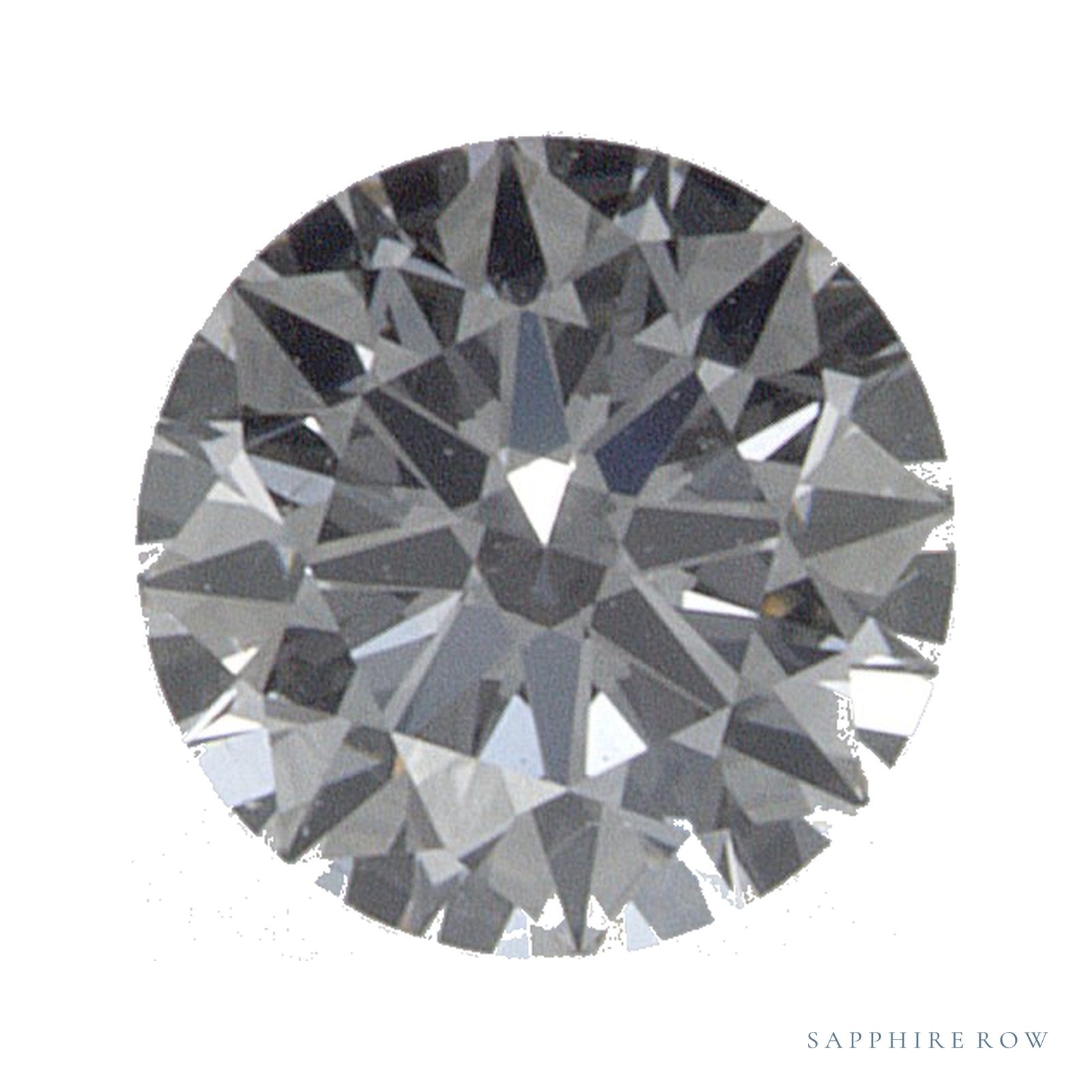0.30 ct Round Natural Diamond – G SI1 – Faceted Cut – GIA Certified — Sapphire Row · cut4
