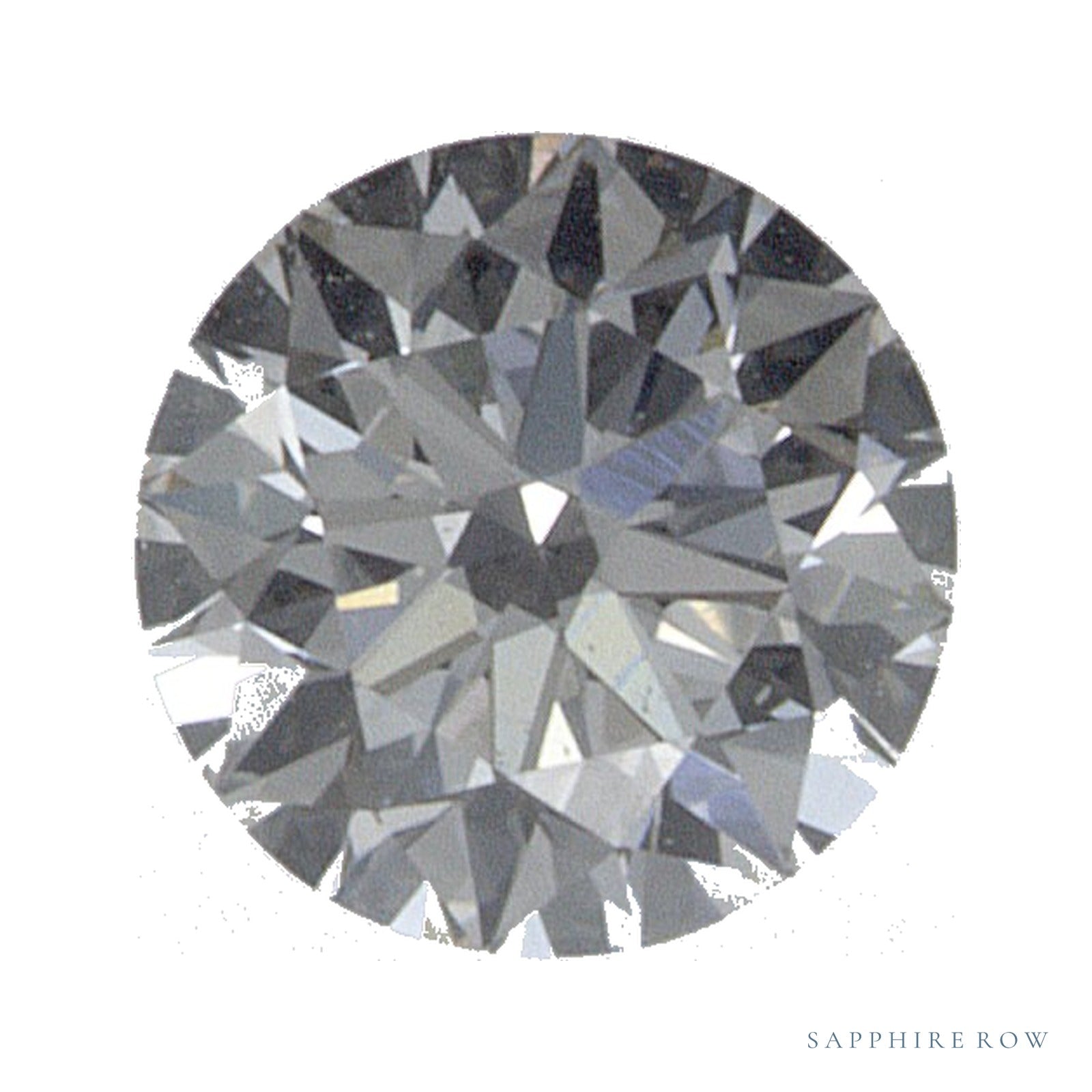 0.30 ct Round Natural Diamond – G SI1 – Faceted Cut – GIA Certified — Sapphire Row · cut4