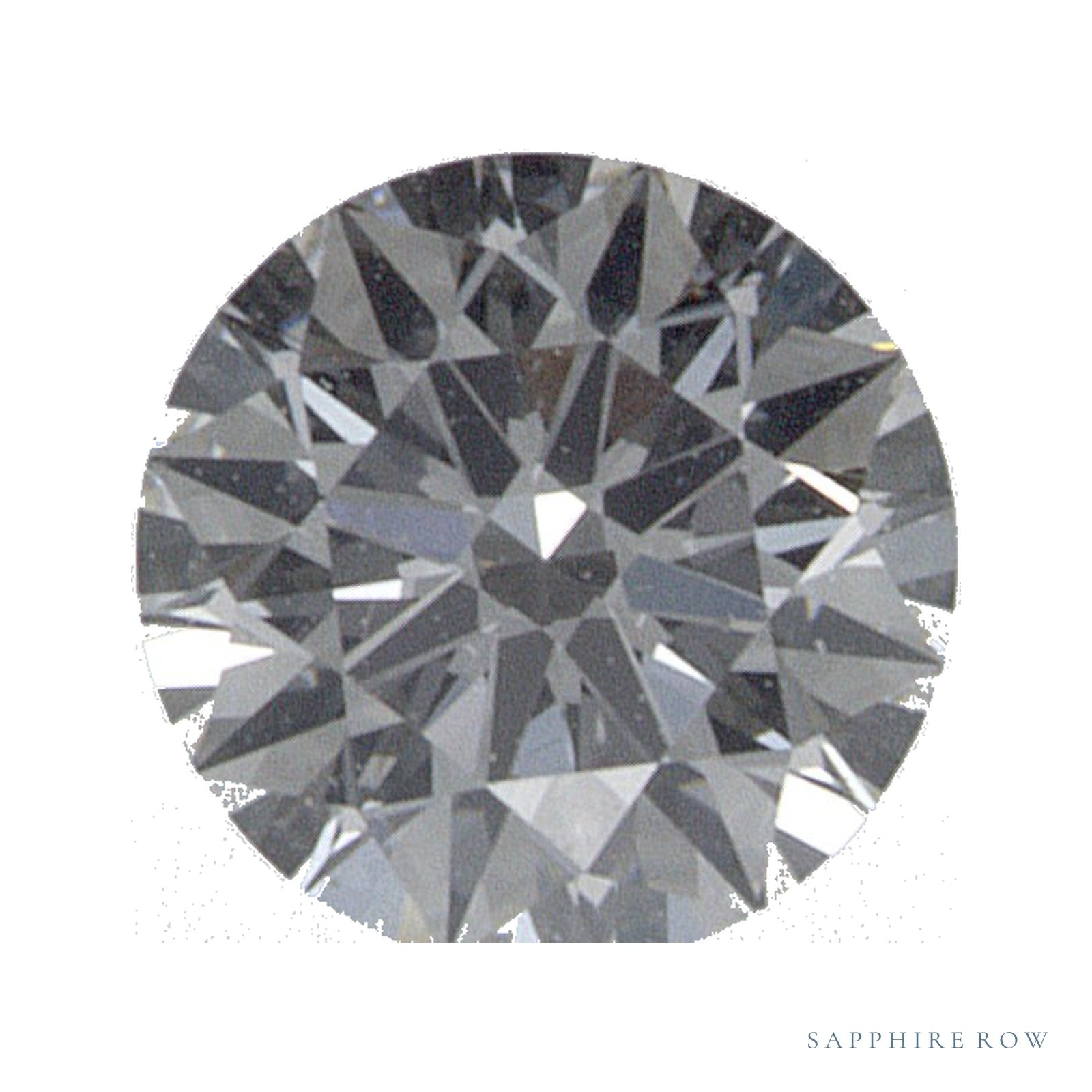 0.30 ct Round Natural Diamond – G SI1 – Faceted Cut – GIA Certified — Sapphire Row · cut4