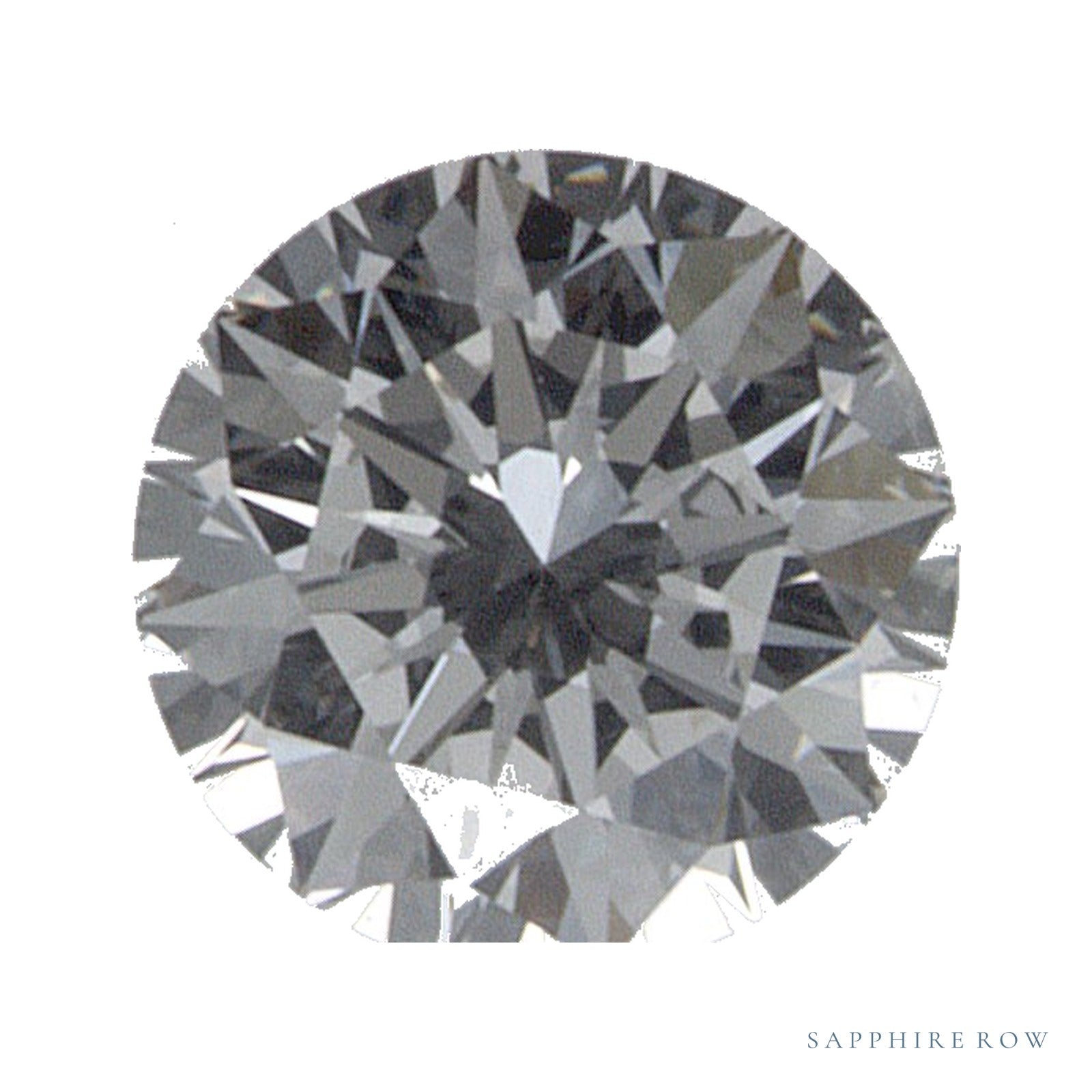 0.30 ct Round Natural Diamond – G SI1 – Faceted Cut – GIA Certified — Sapphire Row · cut4