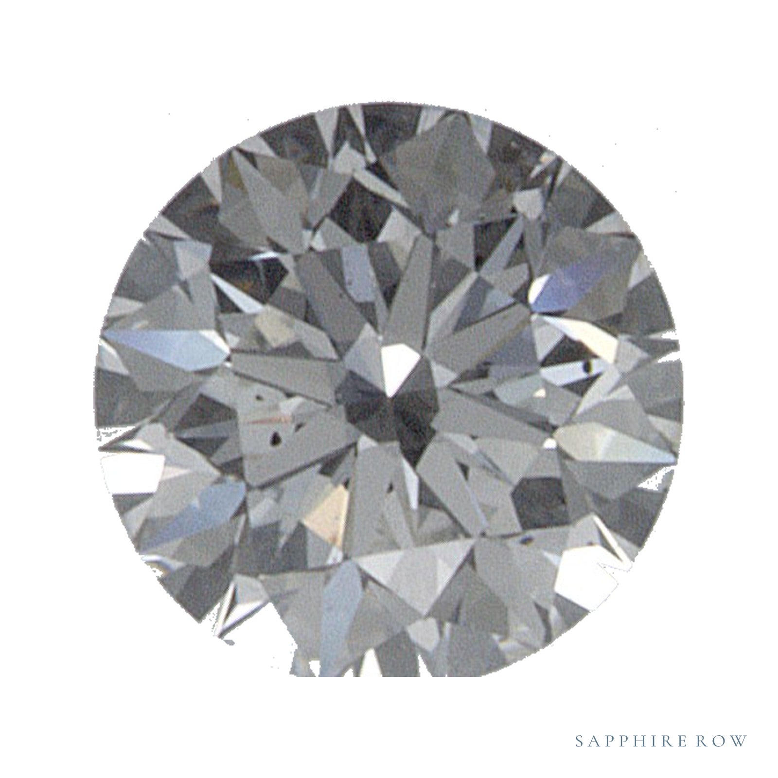 0.30 ct Round Natural Diamond – G SI1 – Faceted Cut – GIA Certified — Sapphire Row · cut4