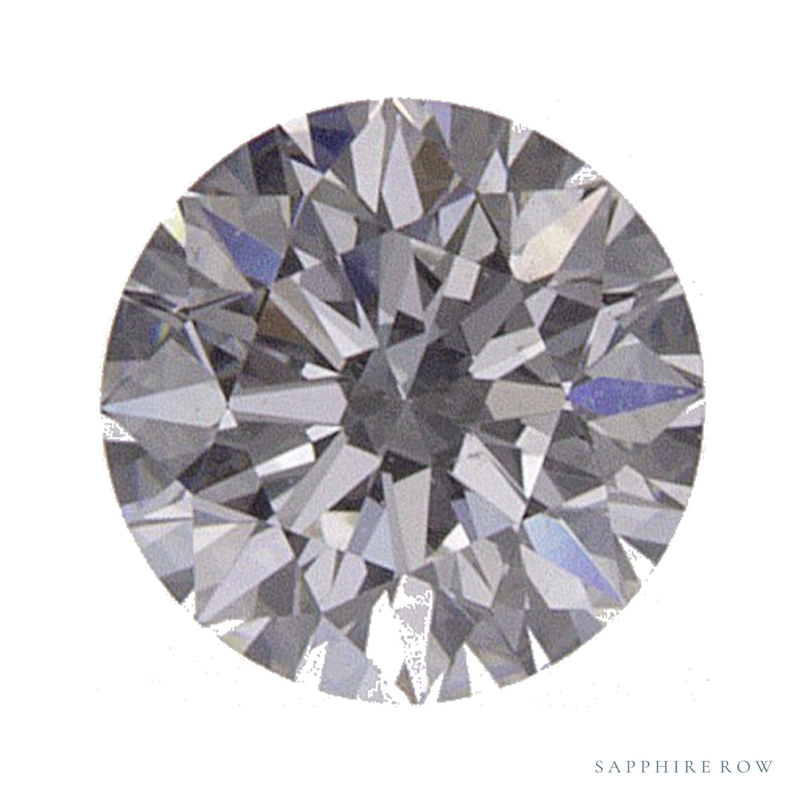 0.30 ct Round Natural Diamond – H VS1 – Faceted Cut – GIA Certified — Sapphire Row · cut4