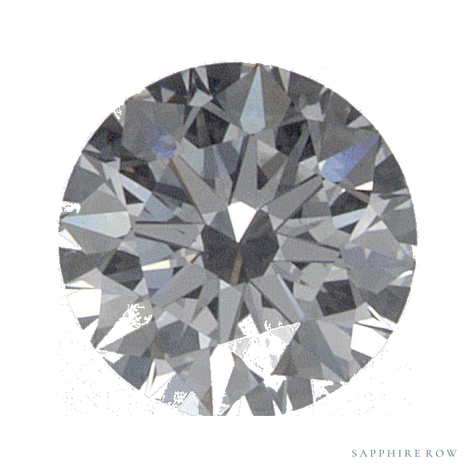 0.30 ct Round Natural Diamond – F SI1 – Faceted Cut – GIA Certified — Sapphire Row · cut4
