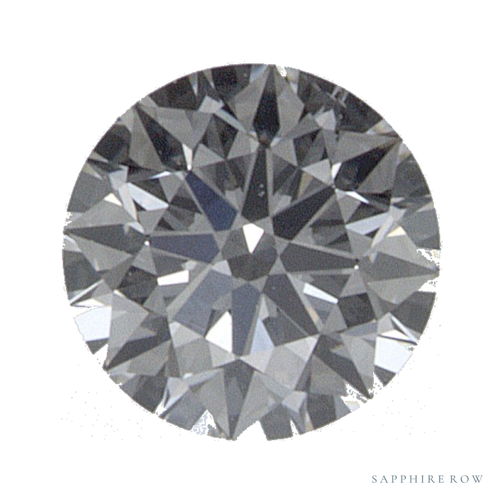 0.30 ct Round Natural Diamond – G SI1 – Faceted Cut – GIA Certified — Sapphire Row · cut4