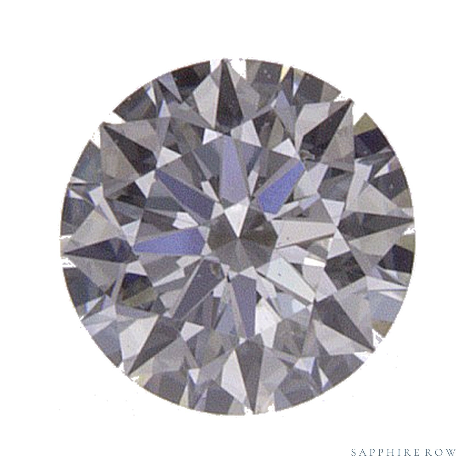 0.30 ct Round Natural Diamond – F VS1 – Faceted Cut – GIA Certified — Sapphire Row · cut4