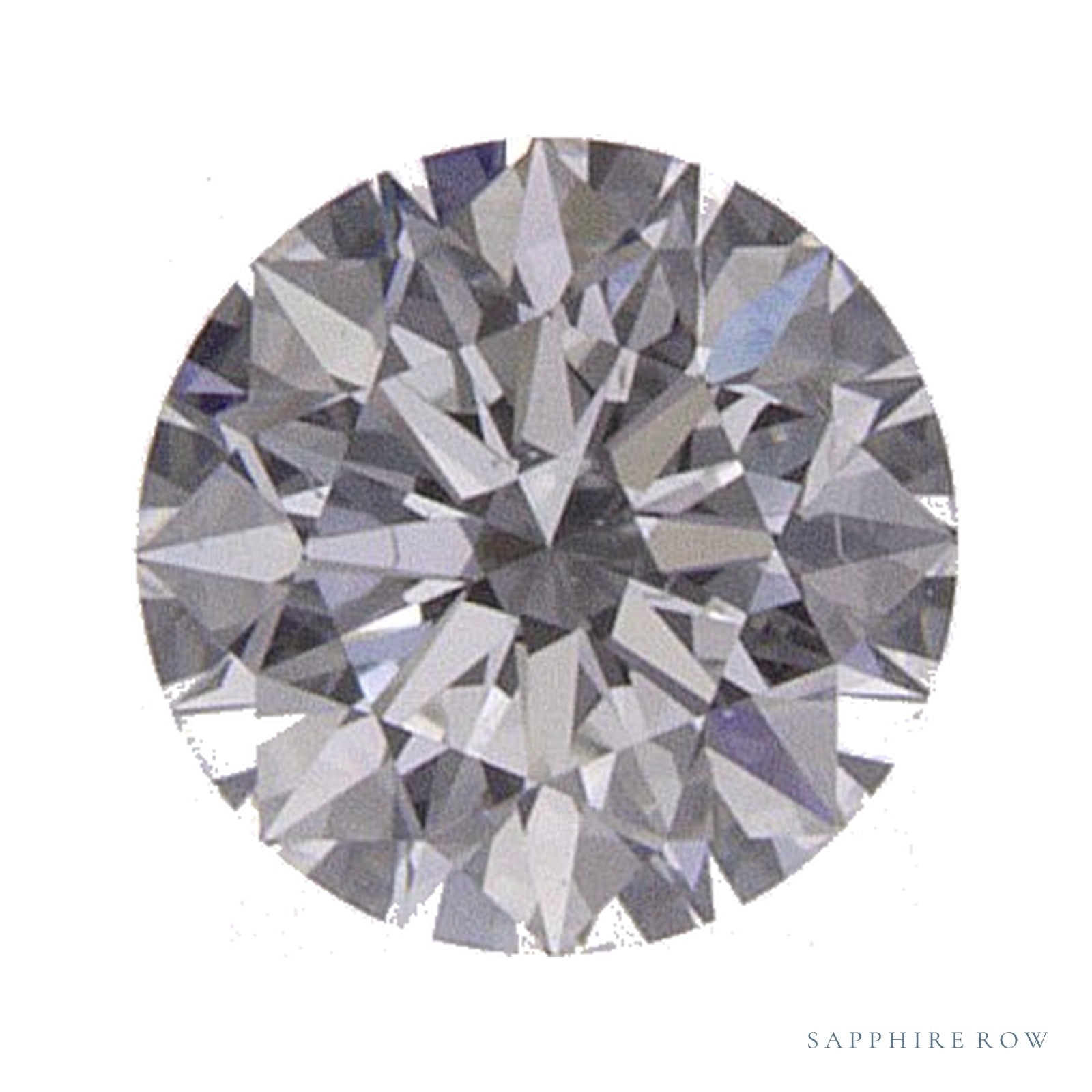 0.30 ct Round Natural Diamond – F VS1 – Faceted Cut – GIA Certified — Sapphire Row · cut4