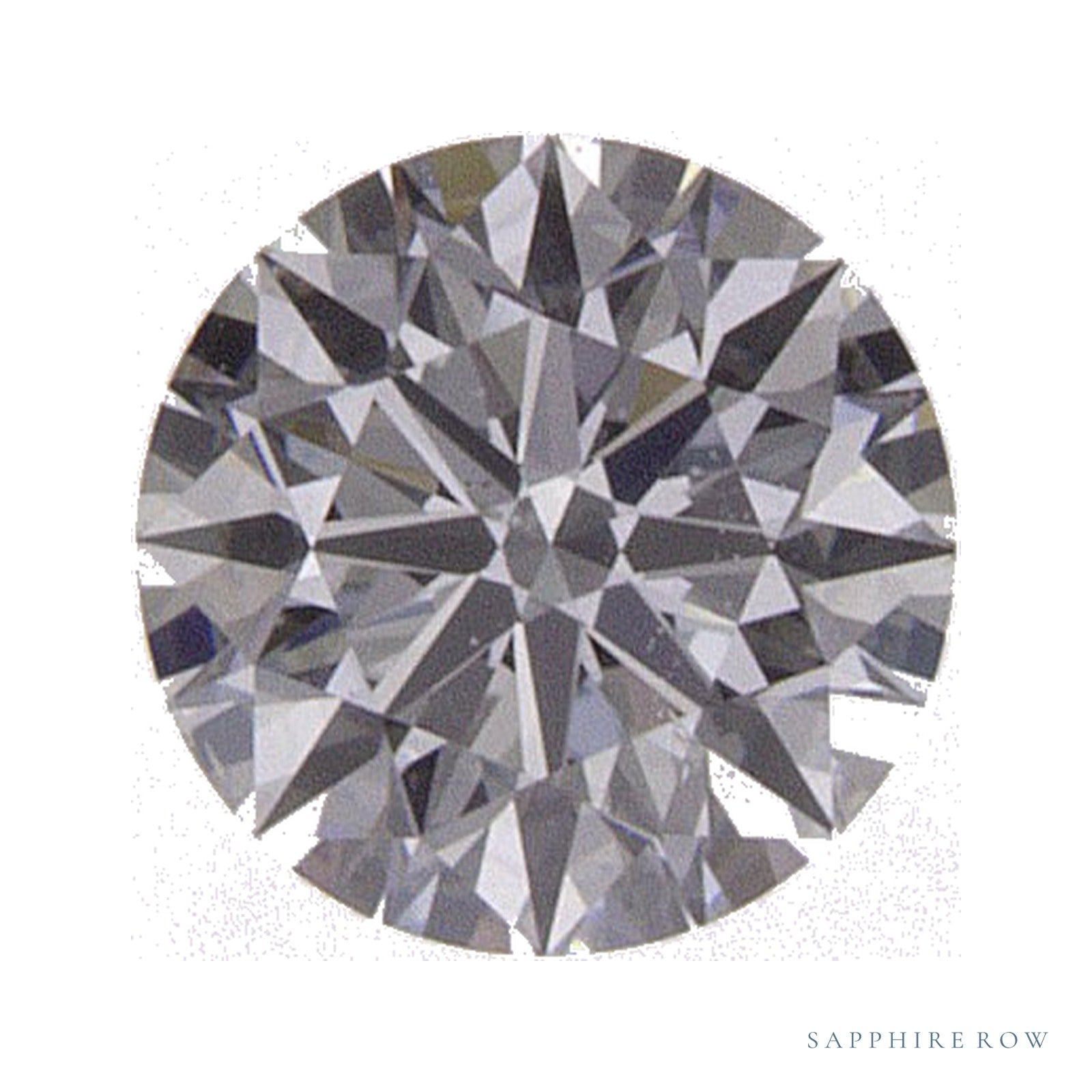 0.30 ct Round Natural Diamond – H SI1 – Faceted Cut – GIA Certified — Sapphire Row · cut4