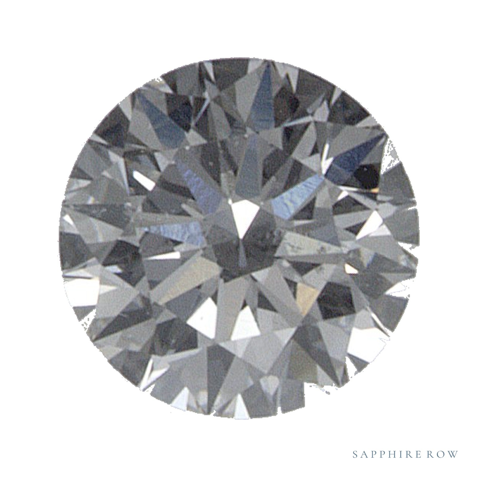 0.30 ct Round Natural Diamond – F SI2 – Faceted Cut – GIA Certified — Sapphire Row · cut4