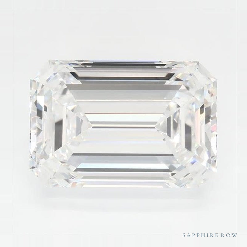 3.02 ct Lab-Grown Diamond – E VVS2 – Emerald Cut – GCAL Certified — Sapphire Row · cut7