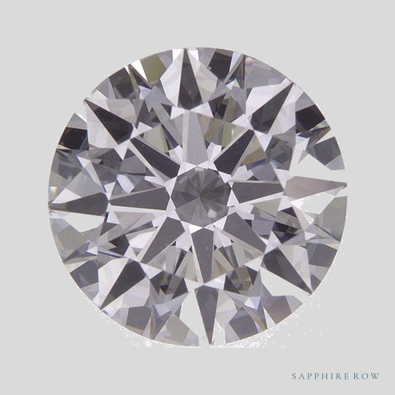 3.51 ct lab-grown diamond, round cut | Sapphire Row · cut4 · cut5