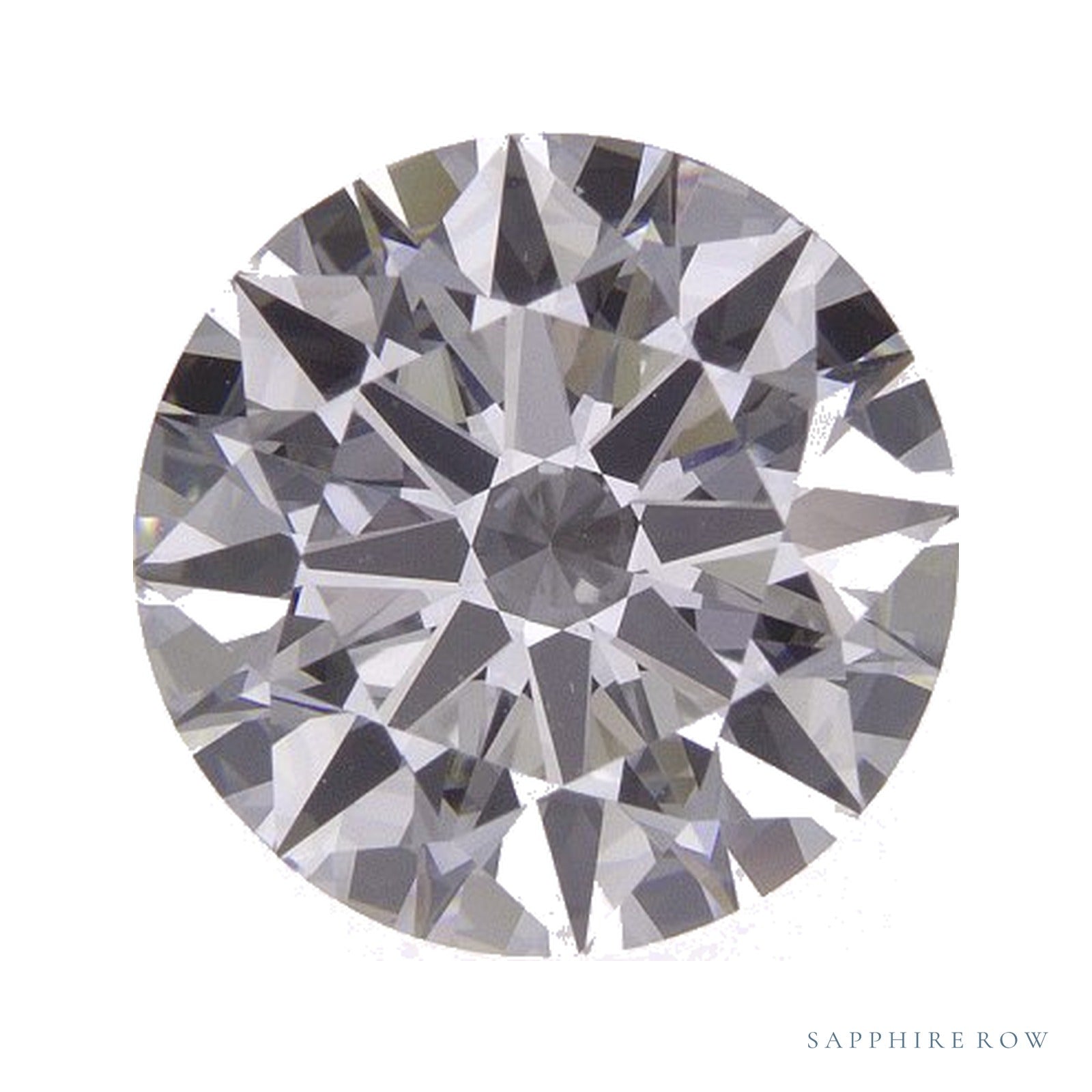 3.51 ct lab-grown diamond, round cut | Sapphire Row · cut4