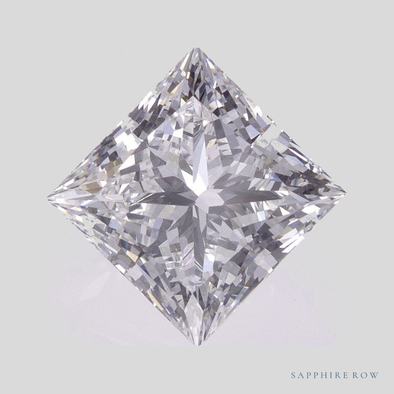 2.72 ct lab-grown diamond, square cut | Sapphire Row · cut4 · cut5