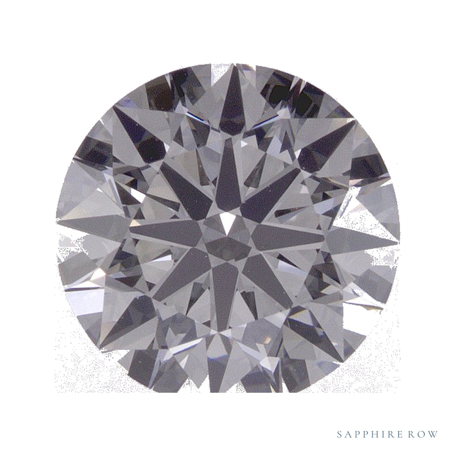 2.59 ct lab-grown diamond, round cut | Sapphire Row · cut4