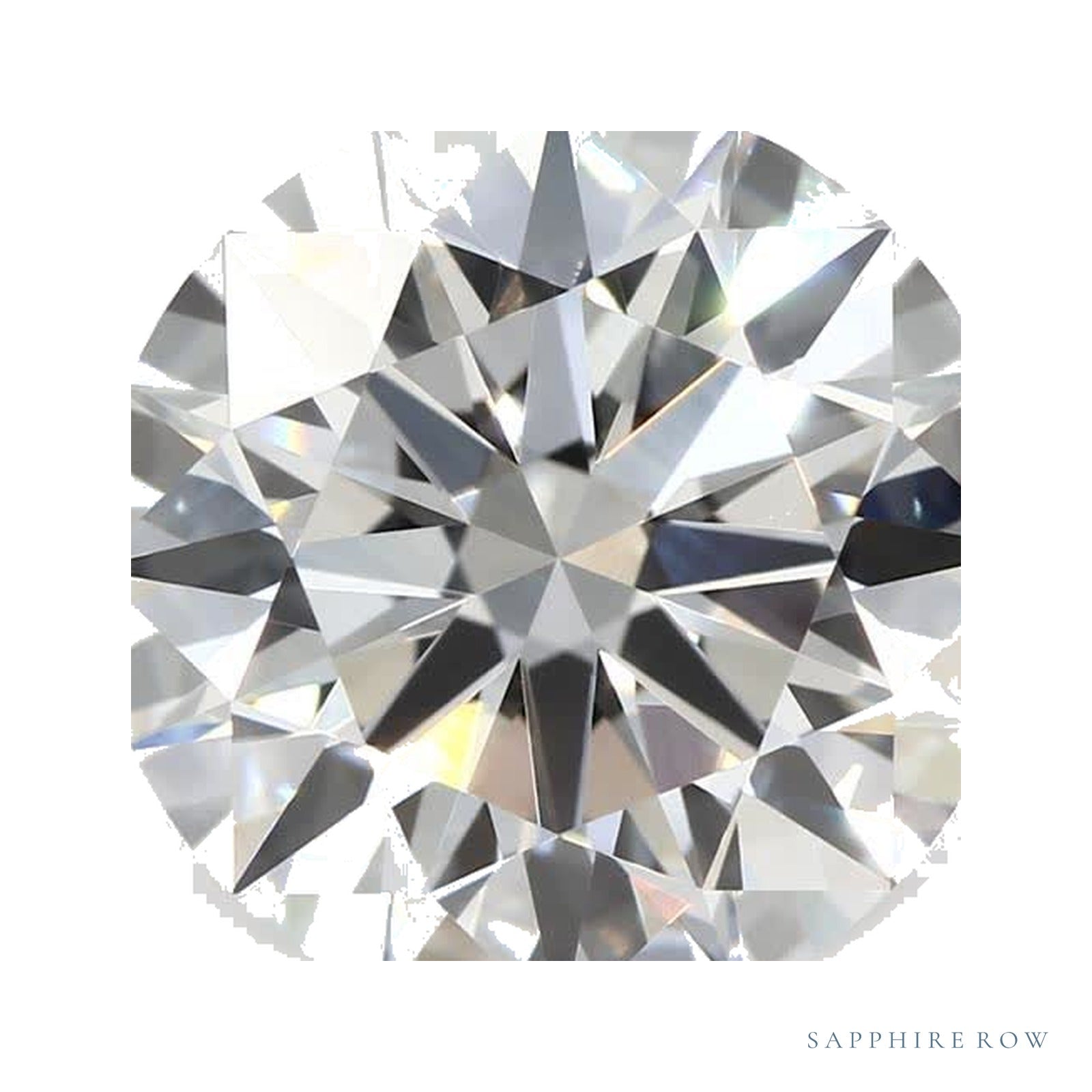 2.78 ct lab-grown diamond, round cut | Sapphire Row · cut4