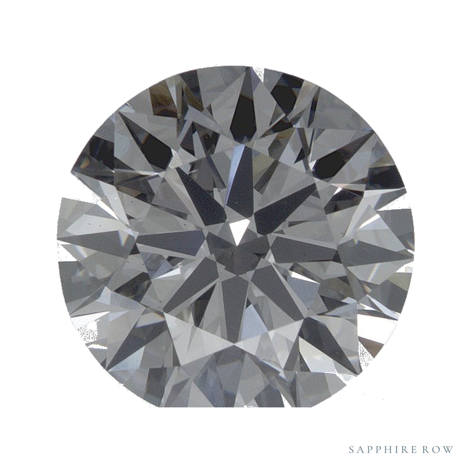 2.98 ct lab-grown diamond, round cut | Sapphire Row · cut4