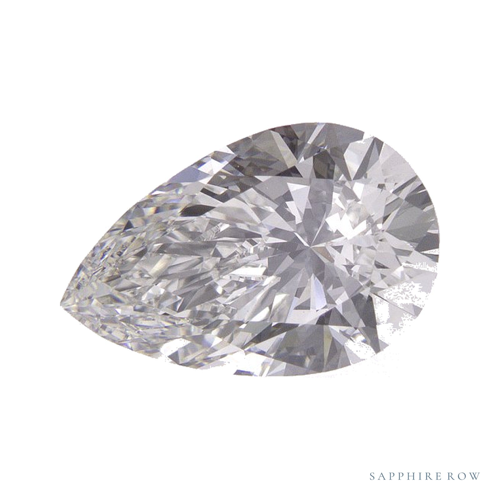 2.35 ct lab-grown diamond, pear cut | Sapphire Row · cut4