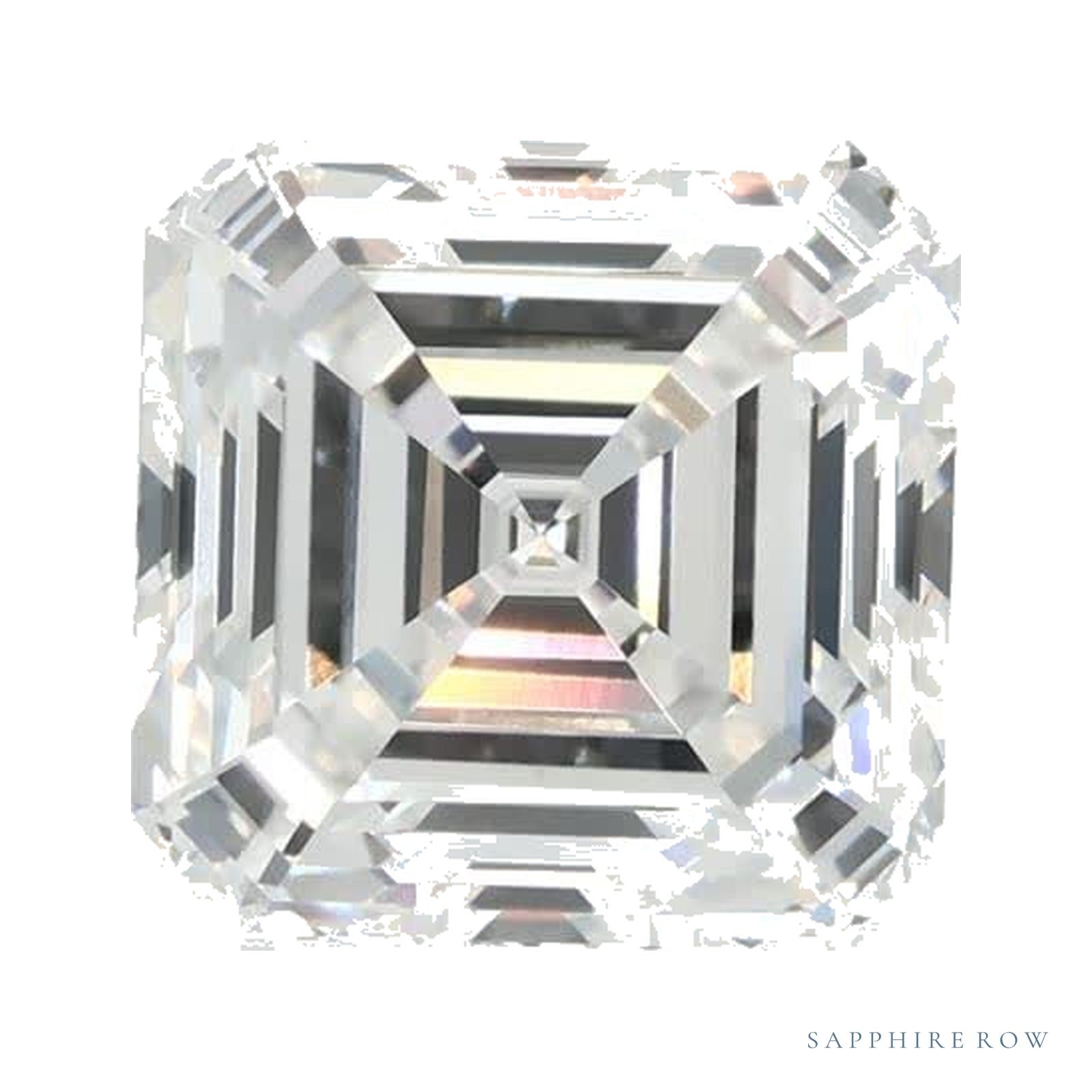 2.07 ct lab-grown diamond, asscher cut | Sapphire Row · cut4