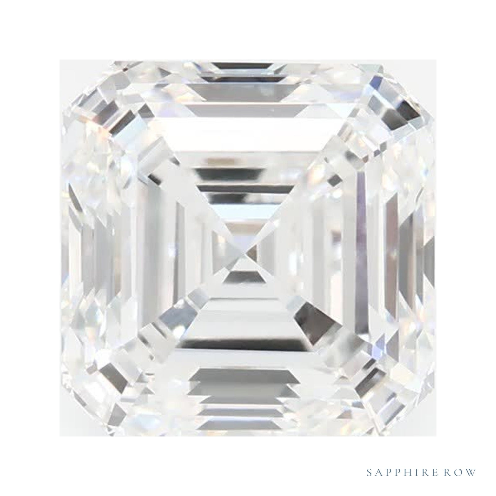 1.99 ct lab-grown diamond, asscher cut | Sapphire Row · cut4