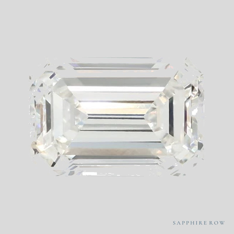 1.02 ct lab-grown diamond, emerald cut | Sapphire Row · cut4 · cut5