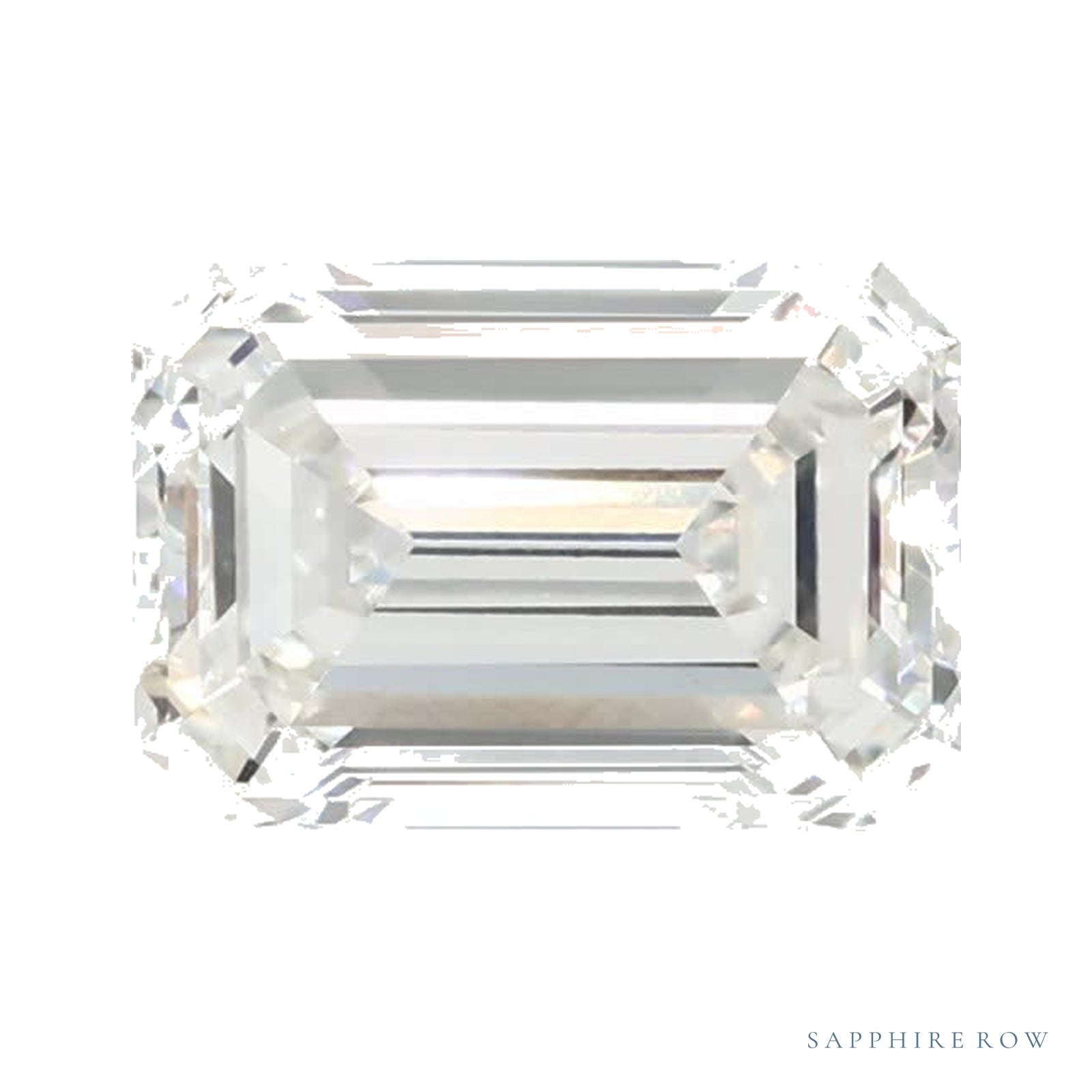1.02 ct lab-grown diamond, emerald cut | Sapphire Row · cut4