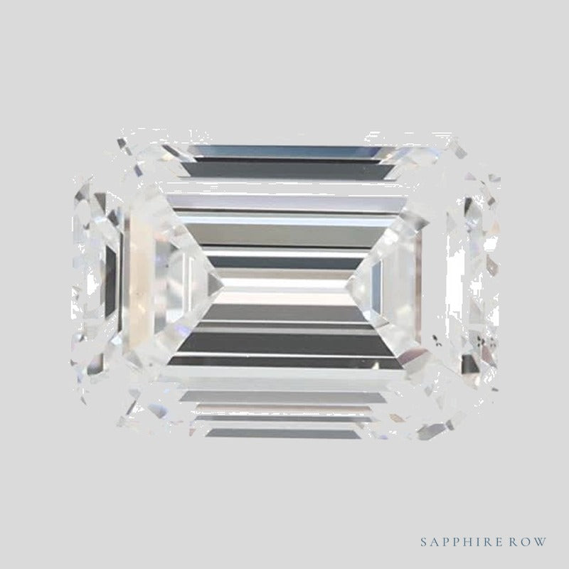 1.02 ct lab-grown diamond, emerald cut | Sapphire Row · cut4 · cut5