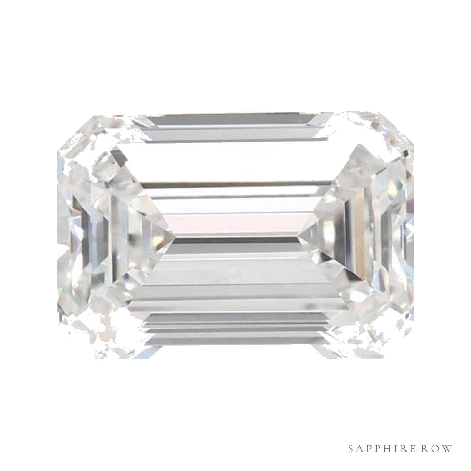 1.01 ct lab-grown diamond, emerald cut | Sapphire Row · cut4