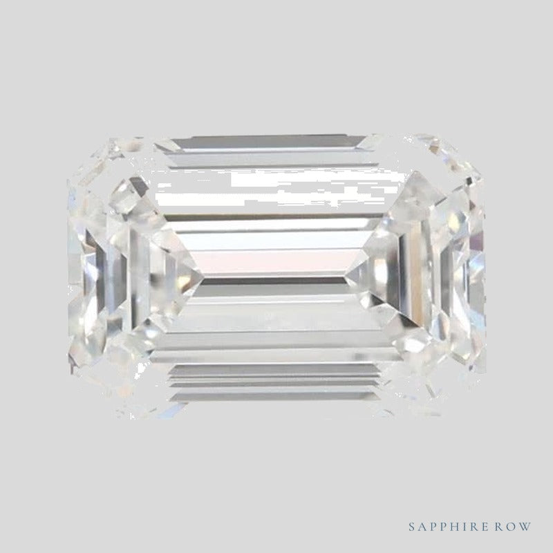 1.01 ct lab-grown diamond, emerald cut | Sapphire Row · cut4 · cut5