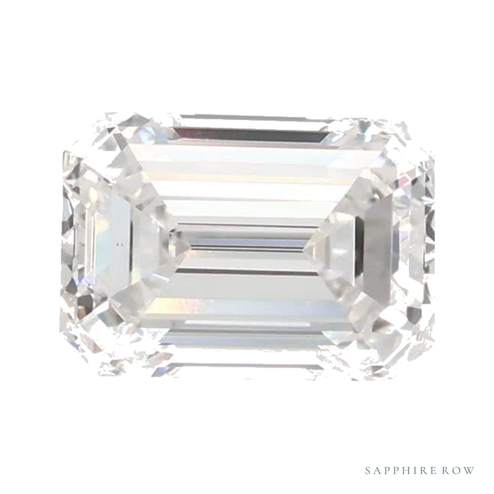 1.01 ct lab-grown diamond, emerald cut | Sapphire Row · cut4