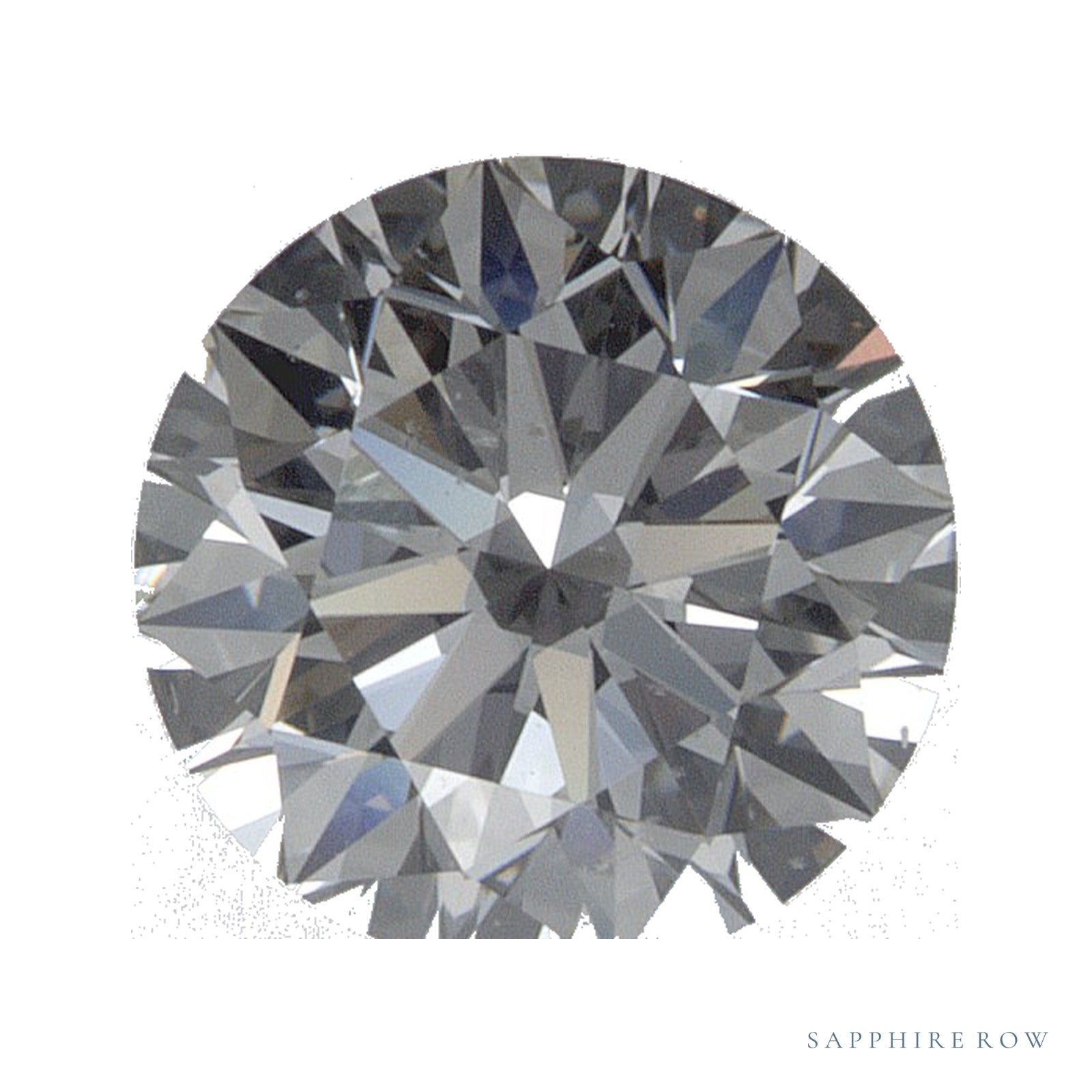 1.00 ct natural diamond, round cut | Sapphire Row · cut4