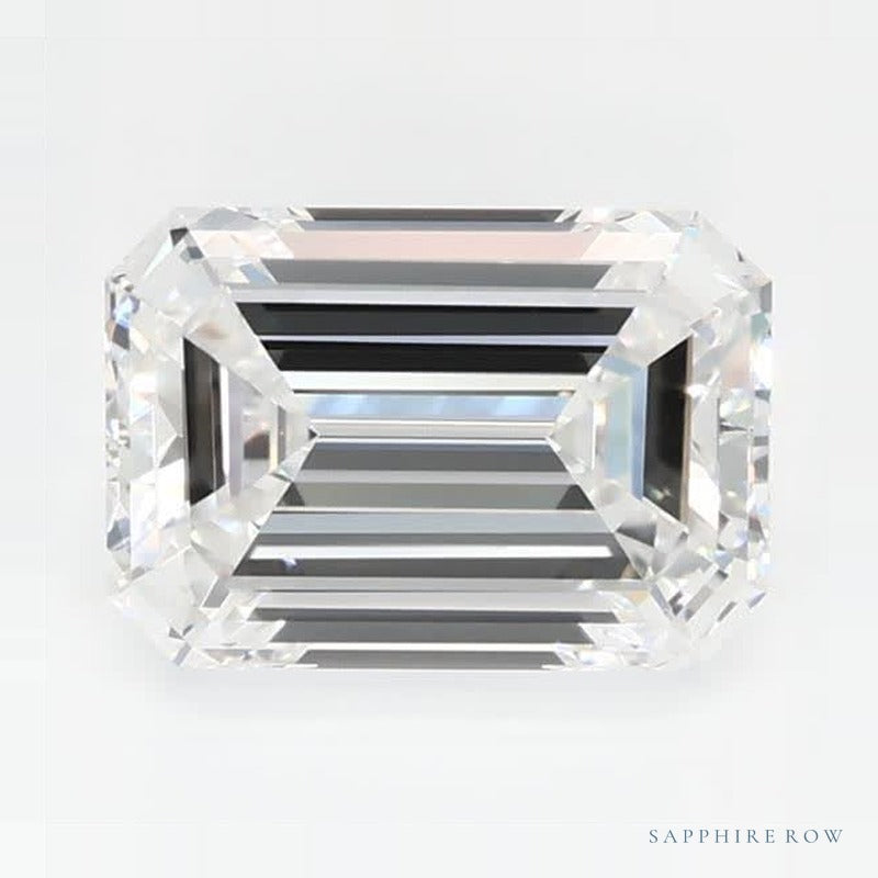 1.00 ct lab-grown diamond, emerald cut | Sapphire Row · cut7
