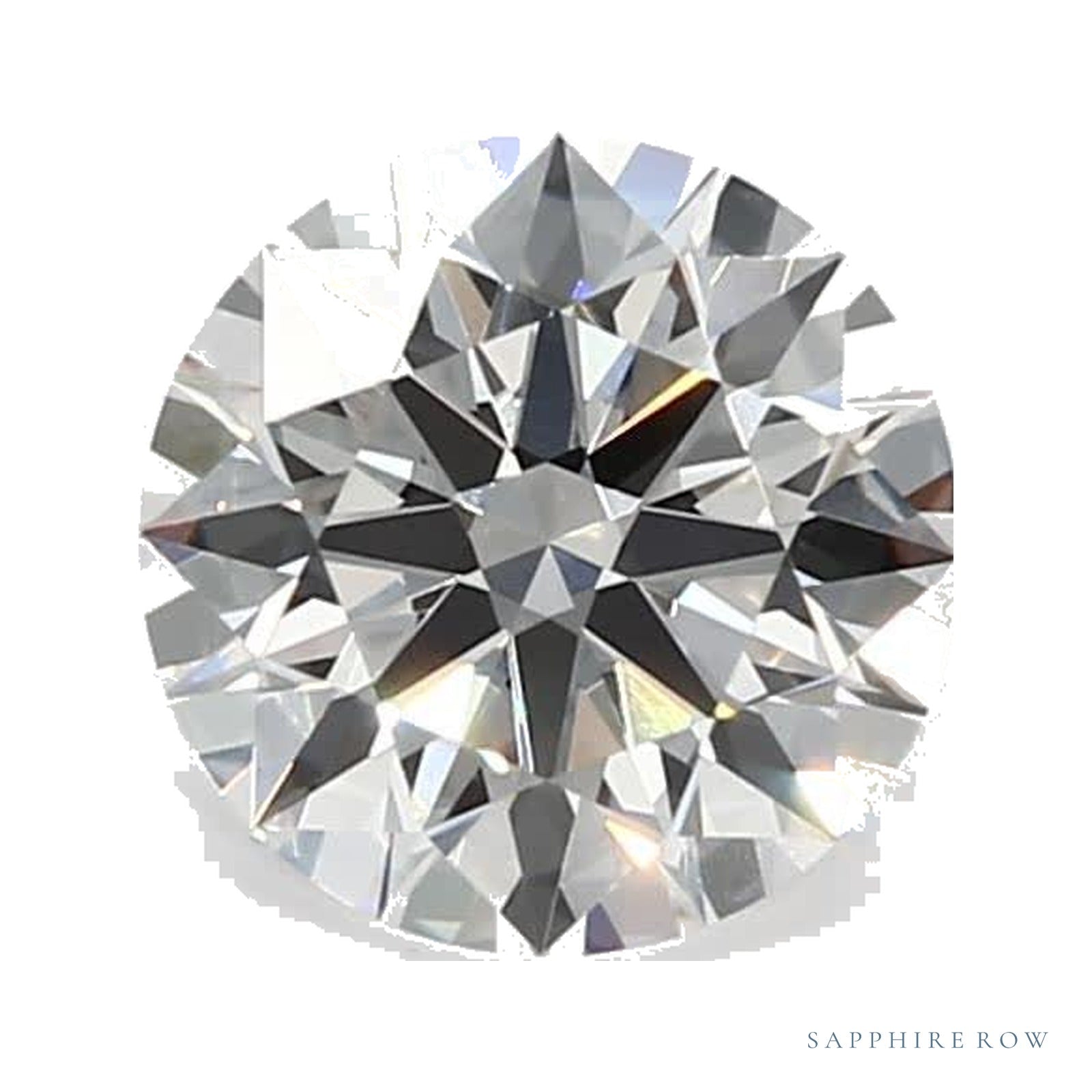 0.97 ct lab-grown diamond, round cut | Sapphire Row · cut4