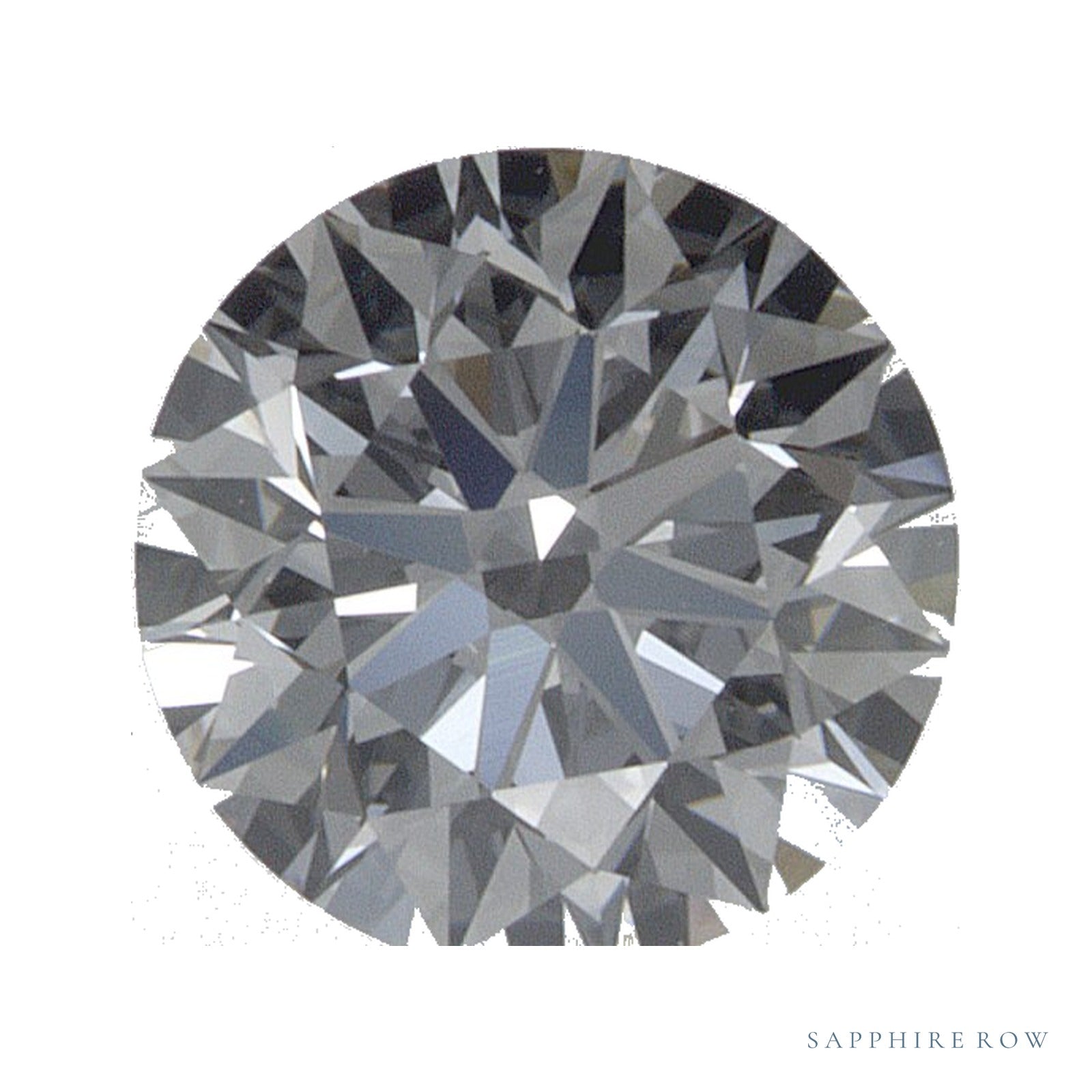 0.80 ct natural diamond, round cut | Sapphire Row · cut4