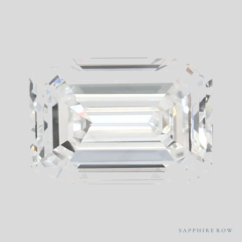 0.79 ct lab-grown diamond, emerald cut | Sapphire Row · cut4 · cut5