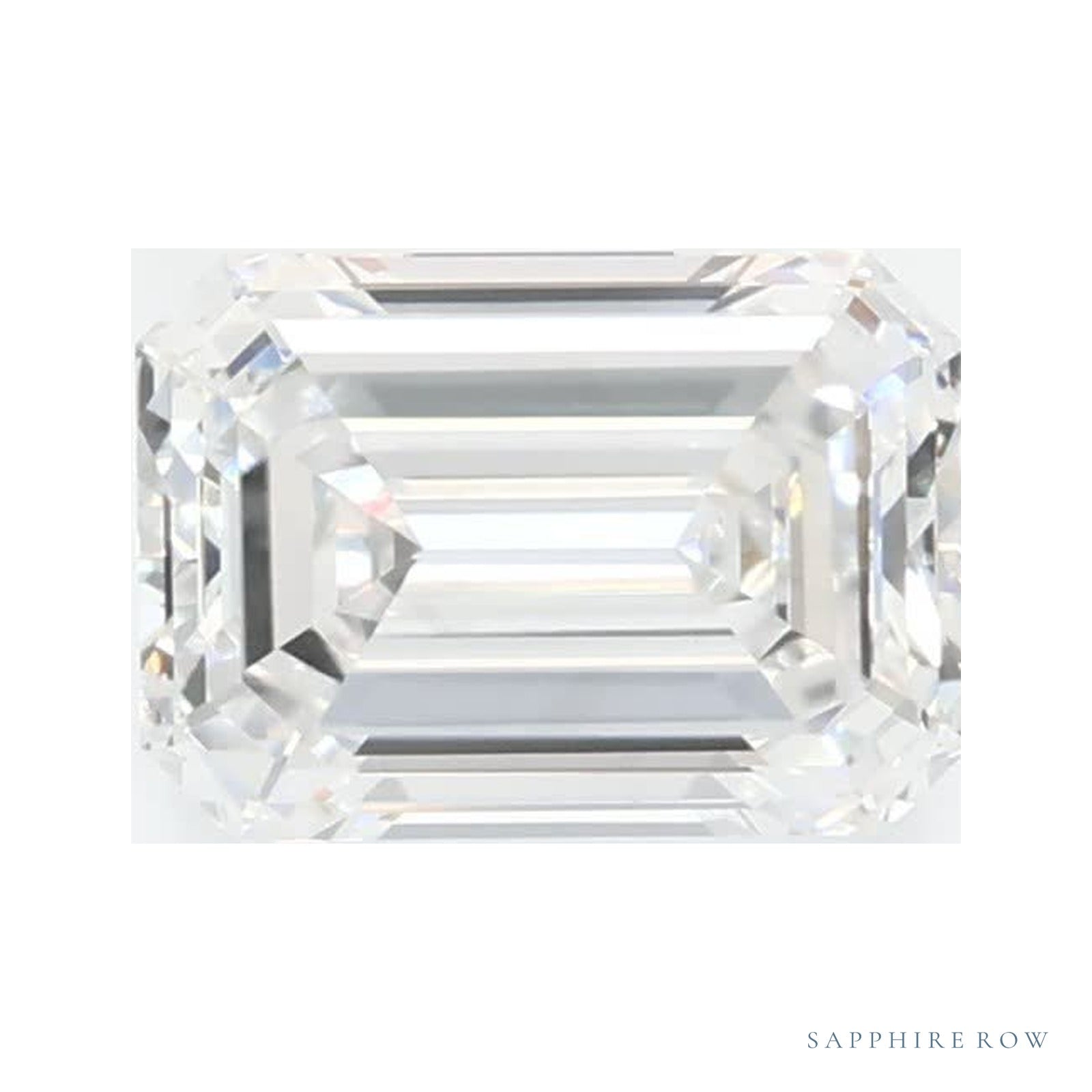 0.79 ct lab-grown diamond, emerald cut | Sapphire Row · cut4